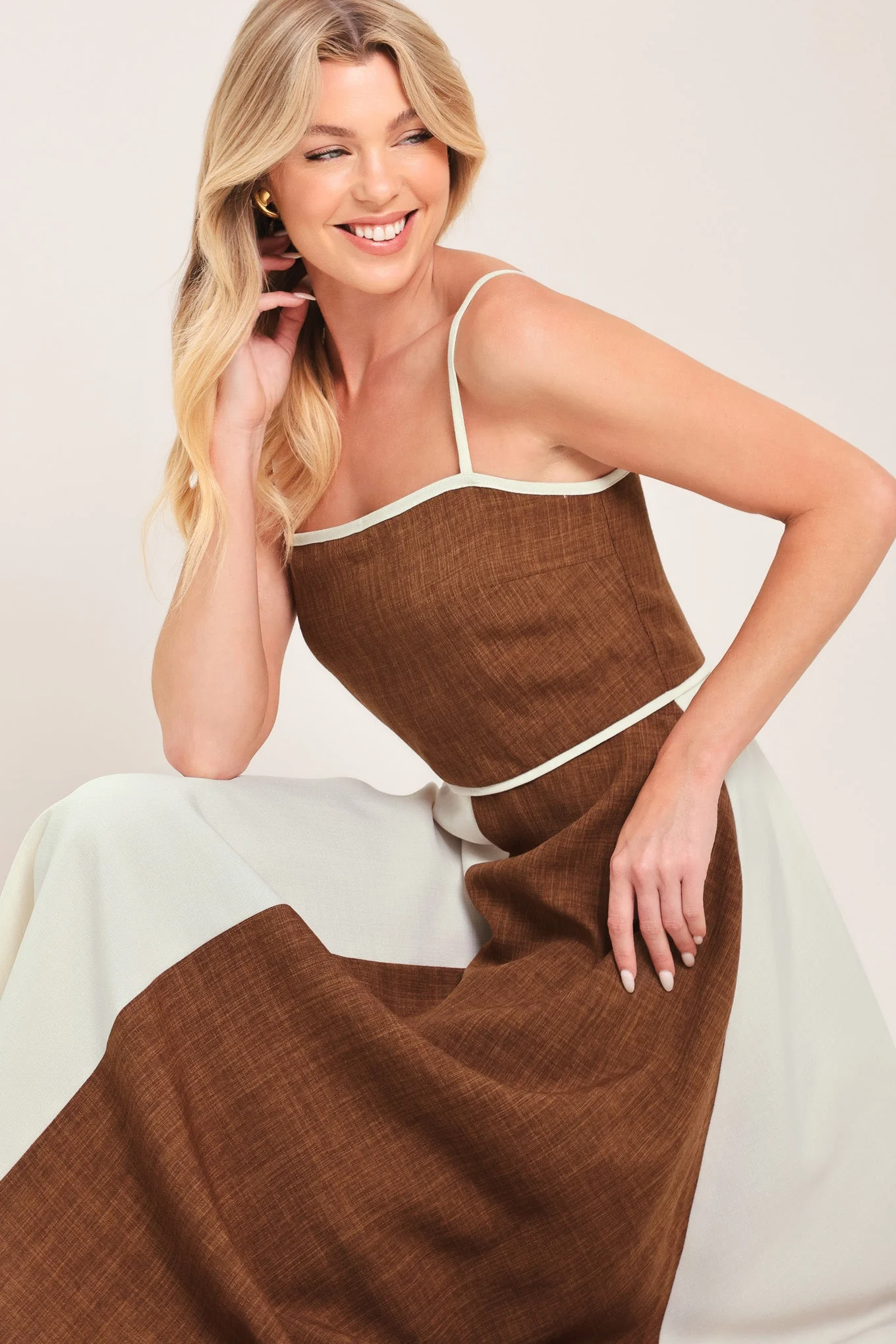 Sienna Form Woven Midi Dress - Image 7