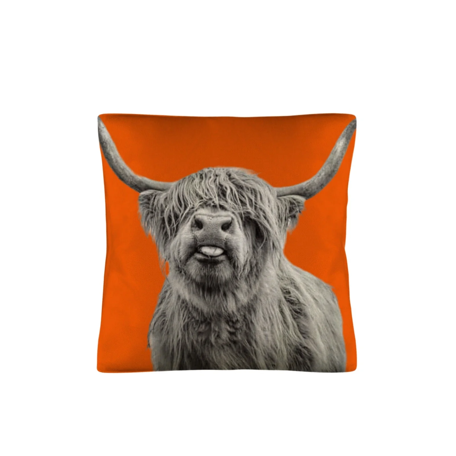 Silly HIghland Throw Pillow Case Made in America - Image 3