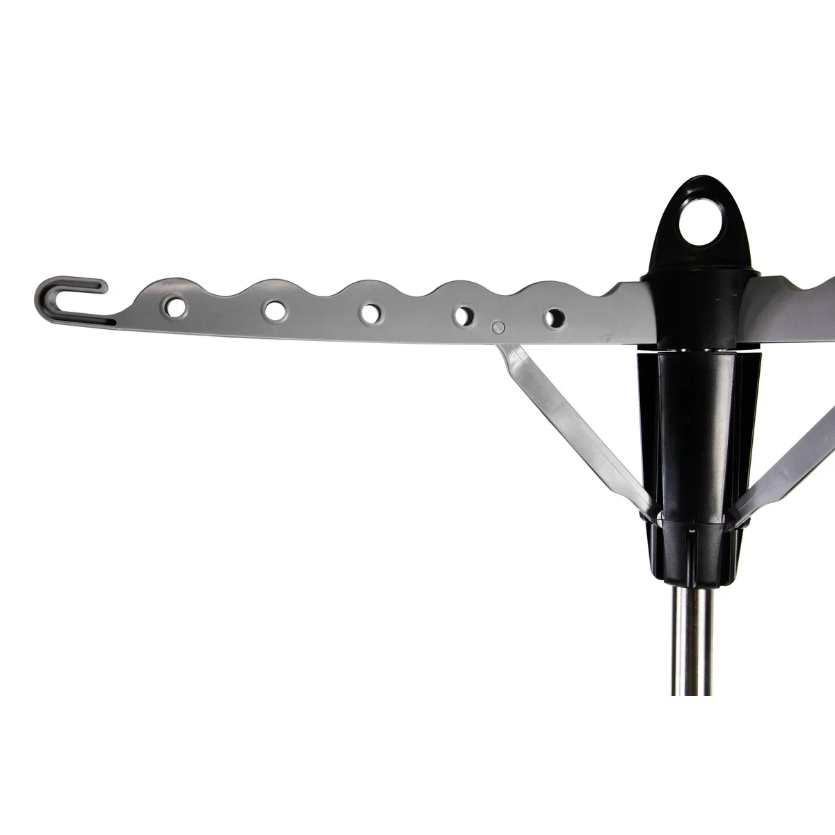 Silver Foldable Tripod Garment Drying Rack - Image 4