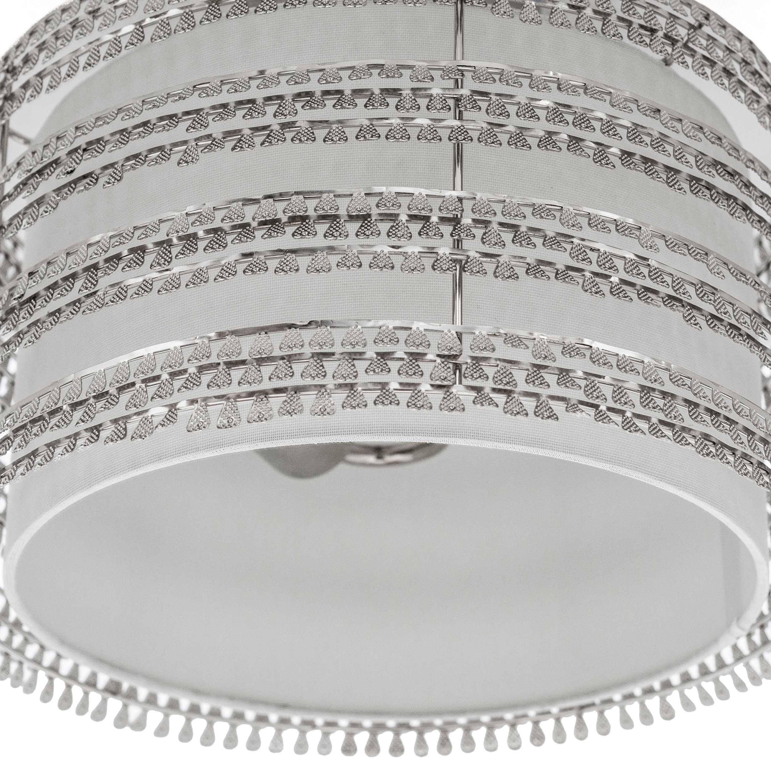 River of Goods Silver Semi-Flush Mount Ceiling Light - Image 8