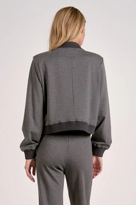 Simone Bomber Heather Grey - Image 4