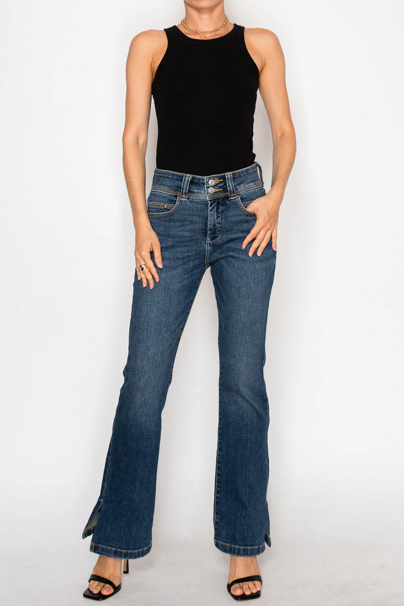 Simone Tummy Control High Rise Bootcut Jeans - Image 2