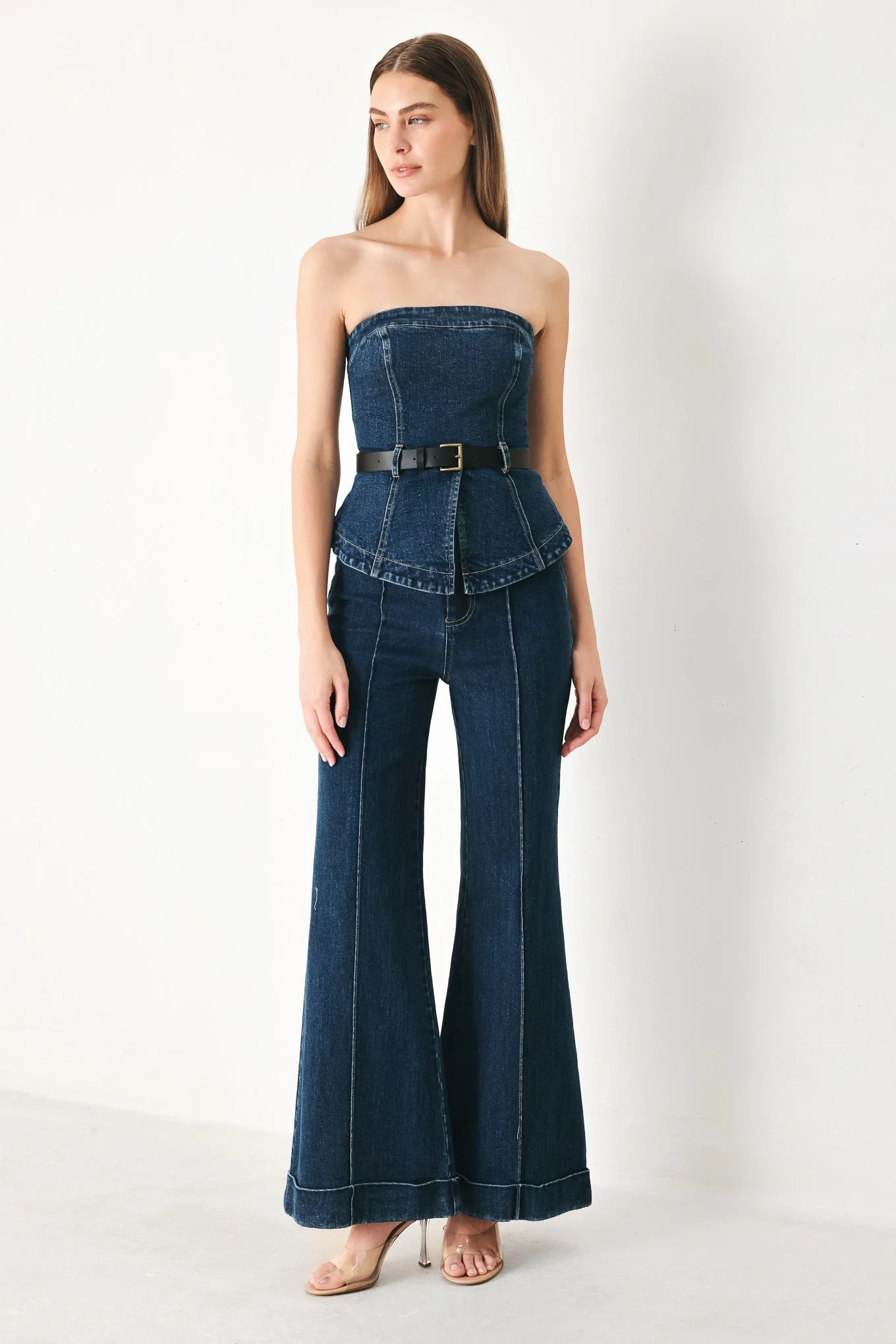 Skyline Flare Denim Pants - Image 3