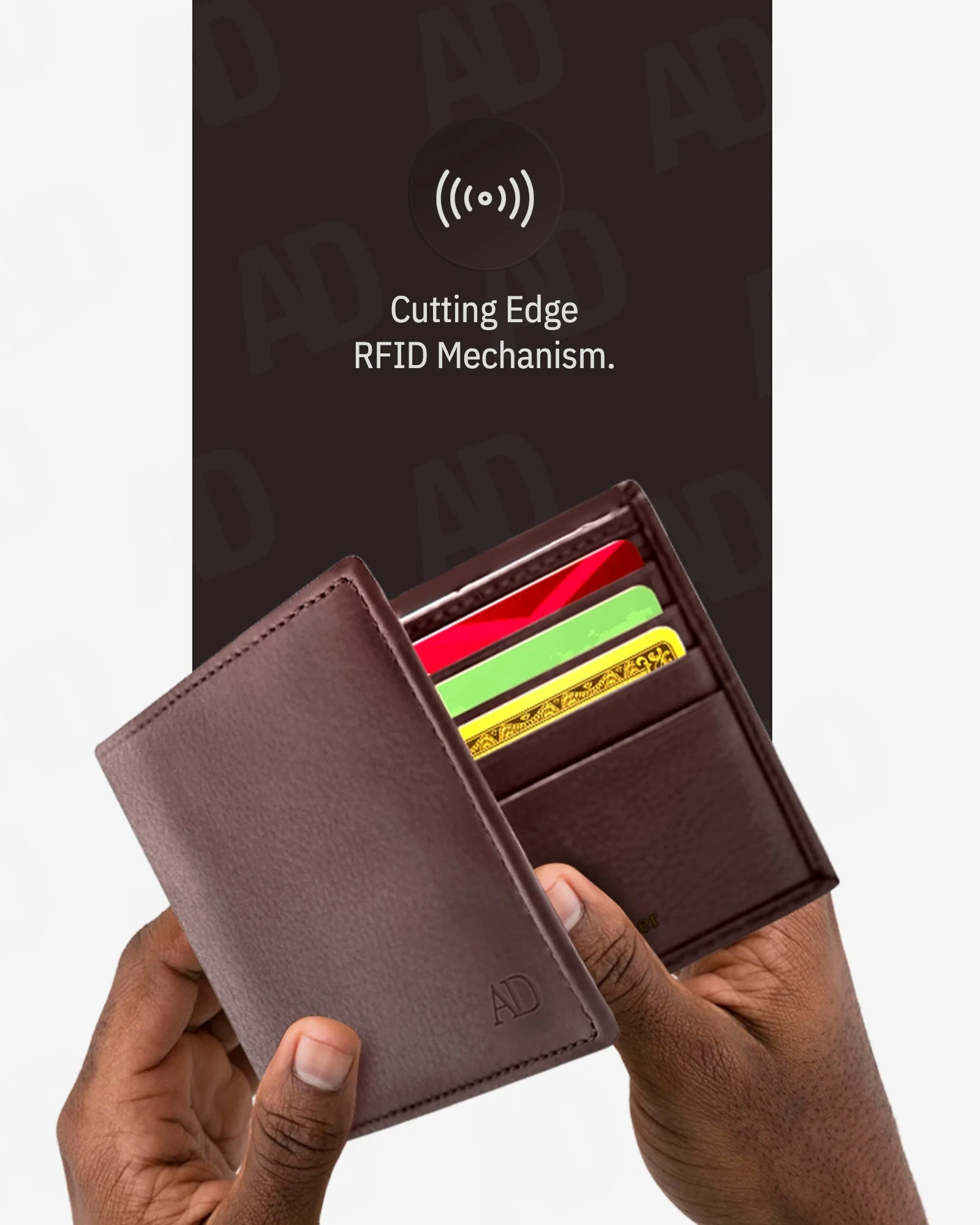 Slim Bifold Wallet With ID Window - Image 16