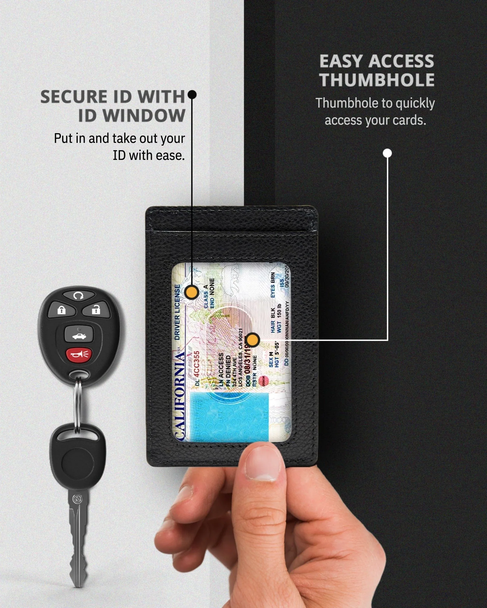 Slim Minimalist Card Holder - Image 3