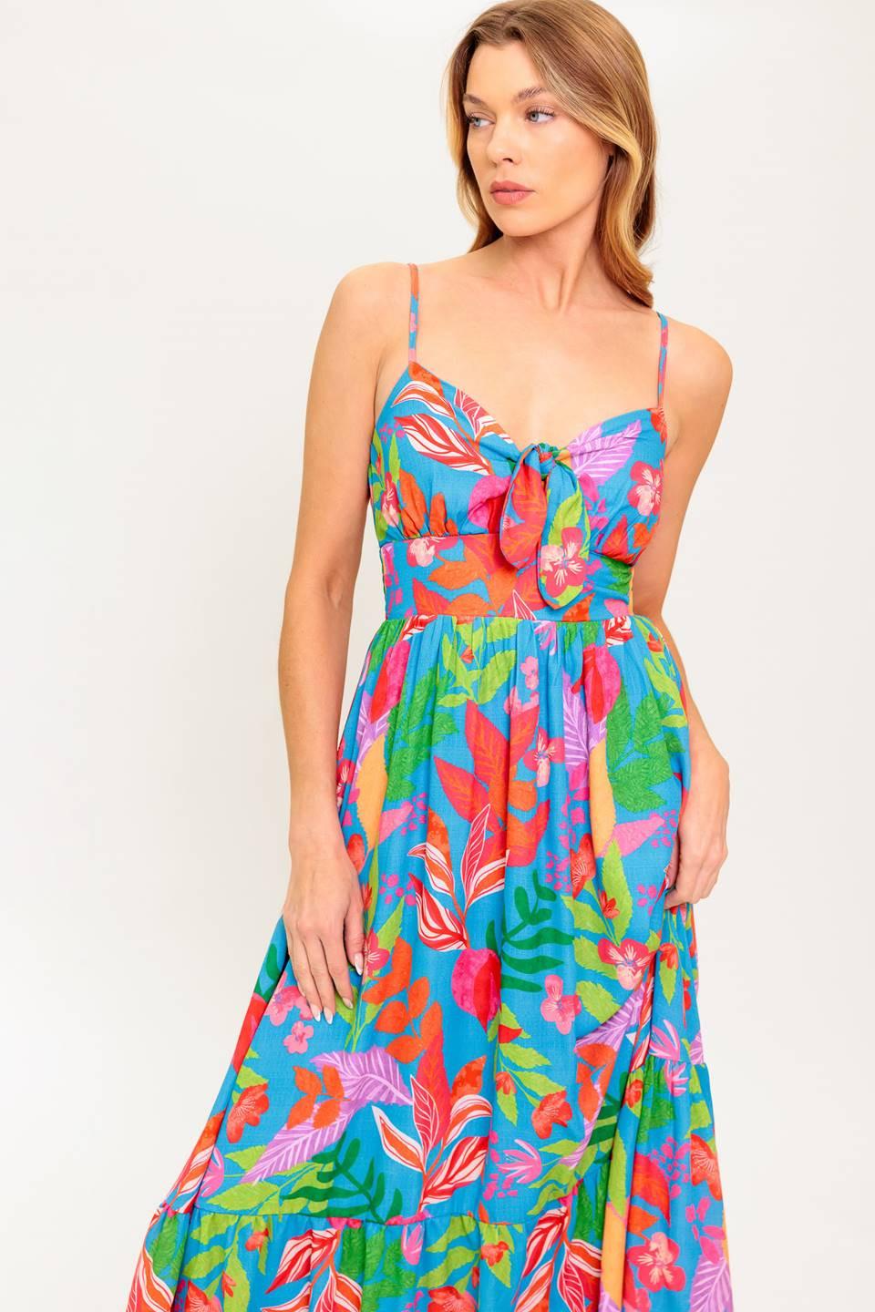 Slow Motion Love Woven Midi Dress - Image 5