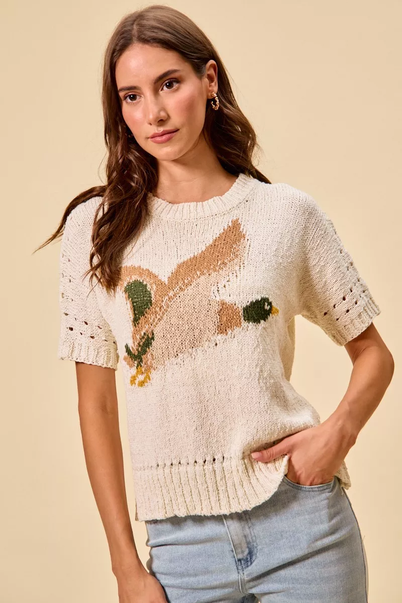 SO ME Flying Duck Sweater Top - Image 11