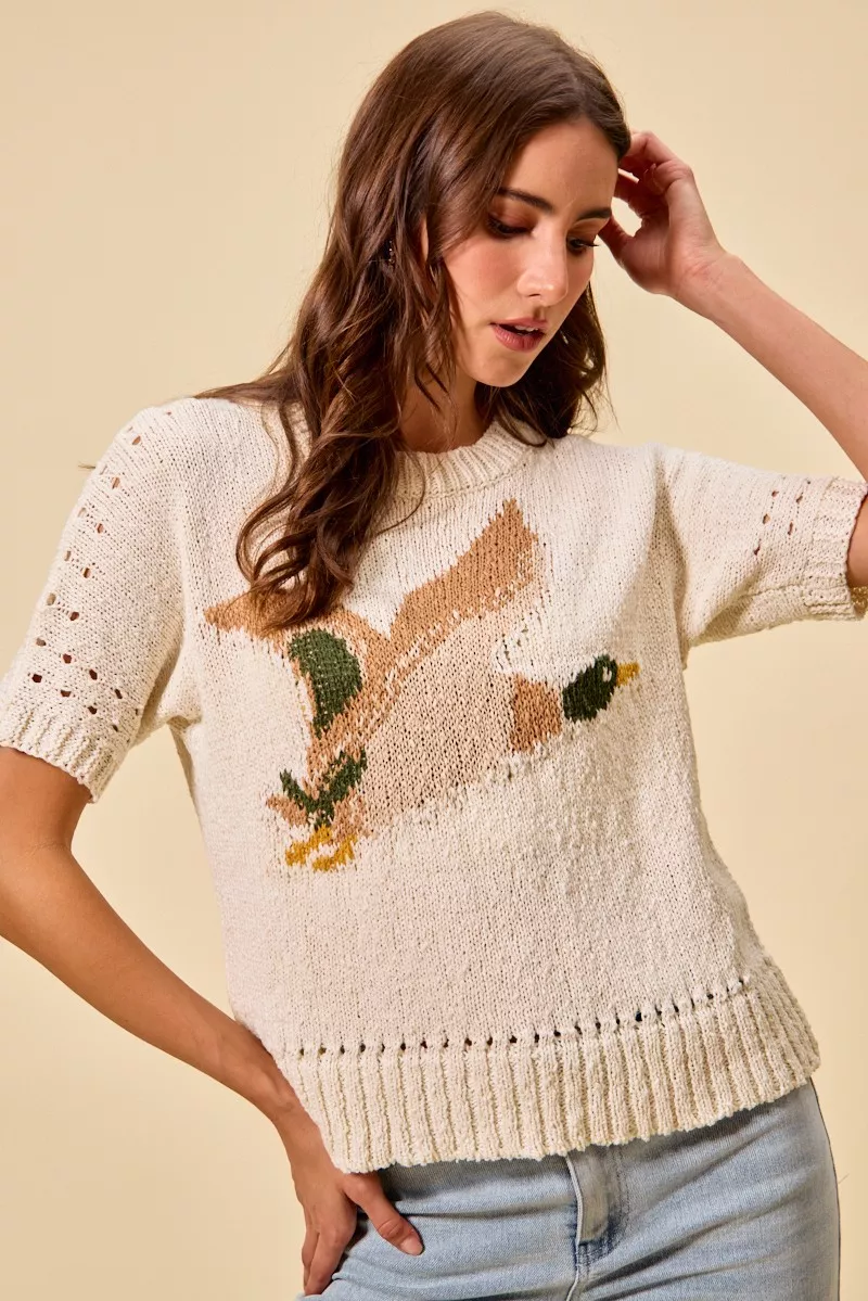 SO ME Flying Duck Sweater Top - Image 12