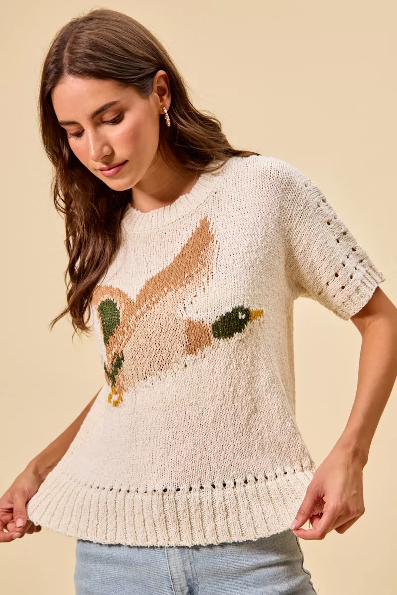 SO ME Flying Duck Sweater Top - Image 15