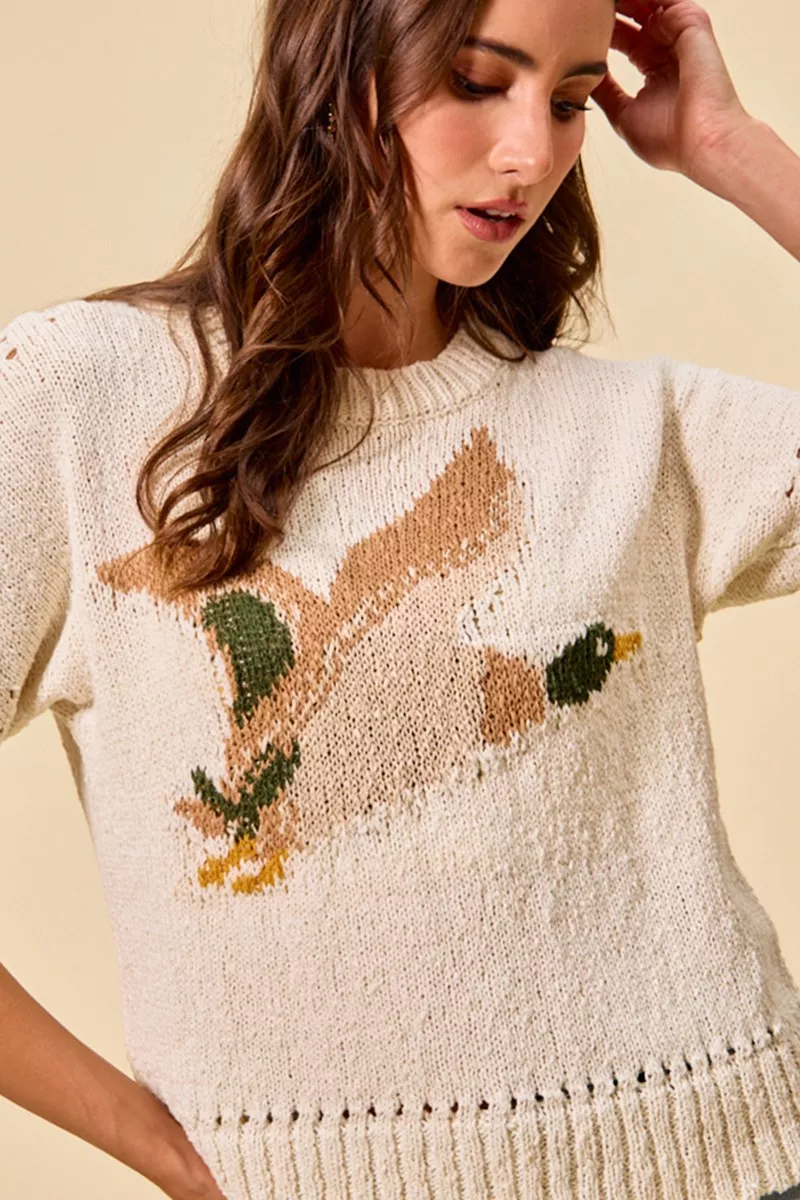 SO ME Flying Duck Sweater Top - Image 17