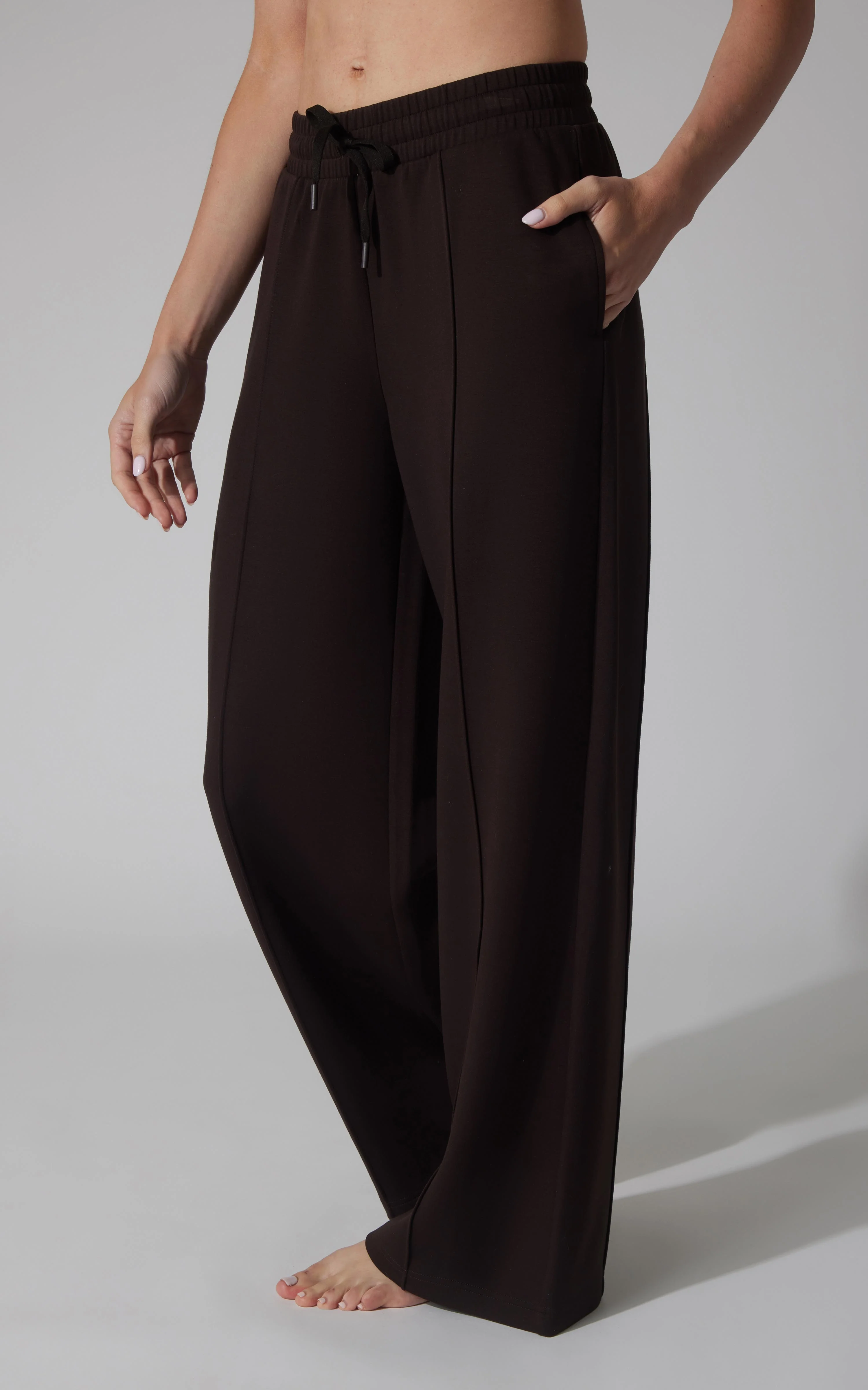 Softlite Fleece Timeless Pintuck Wide Leg Pant - Our Cafe Story - Image 20
