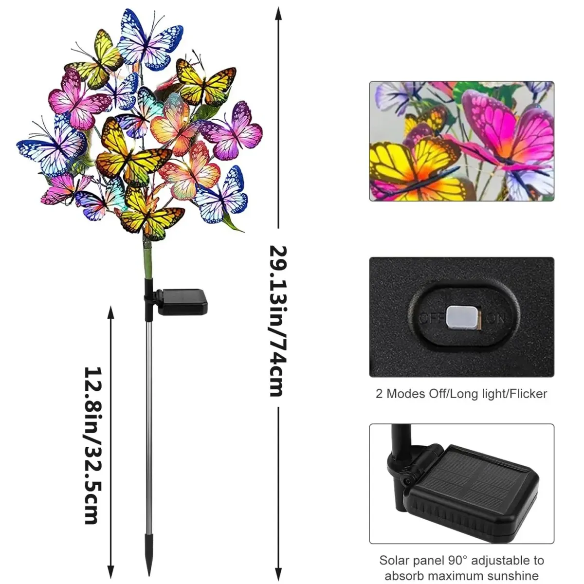 Solar Butterfly Garden Stake Lights - Image 12