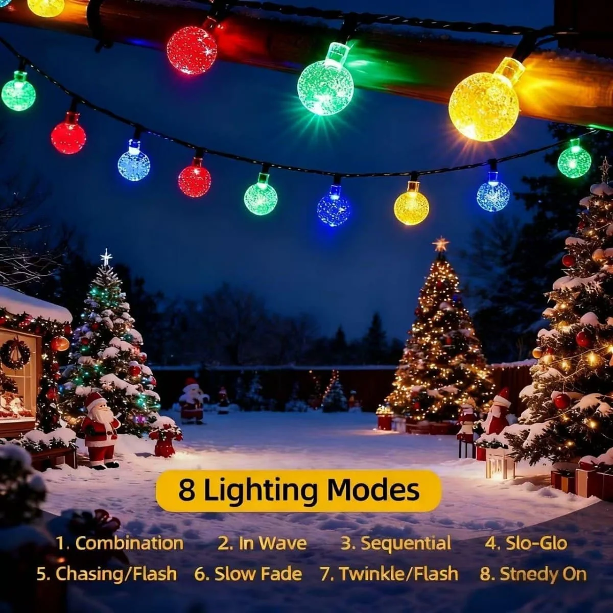Solar Crystal Globe String Lights - Image 15