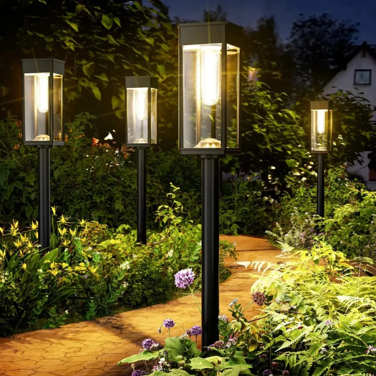 Solar Outdoor Pathway Lights - Image 2