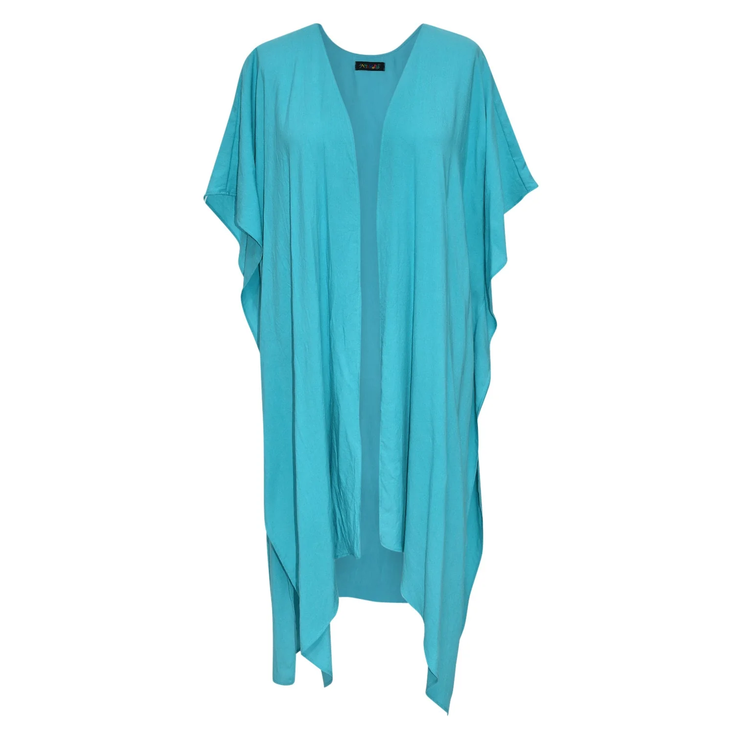 Solid Kimono Jacket - Ocean - Image 4