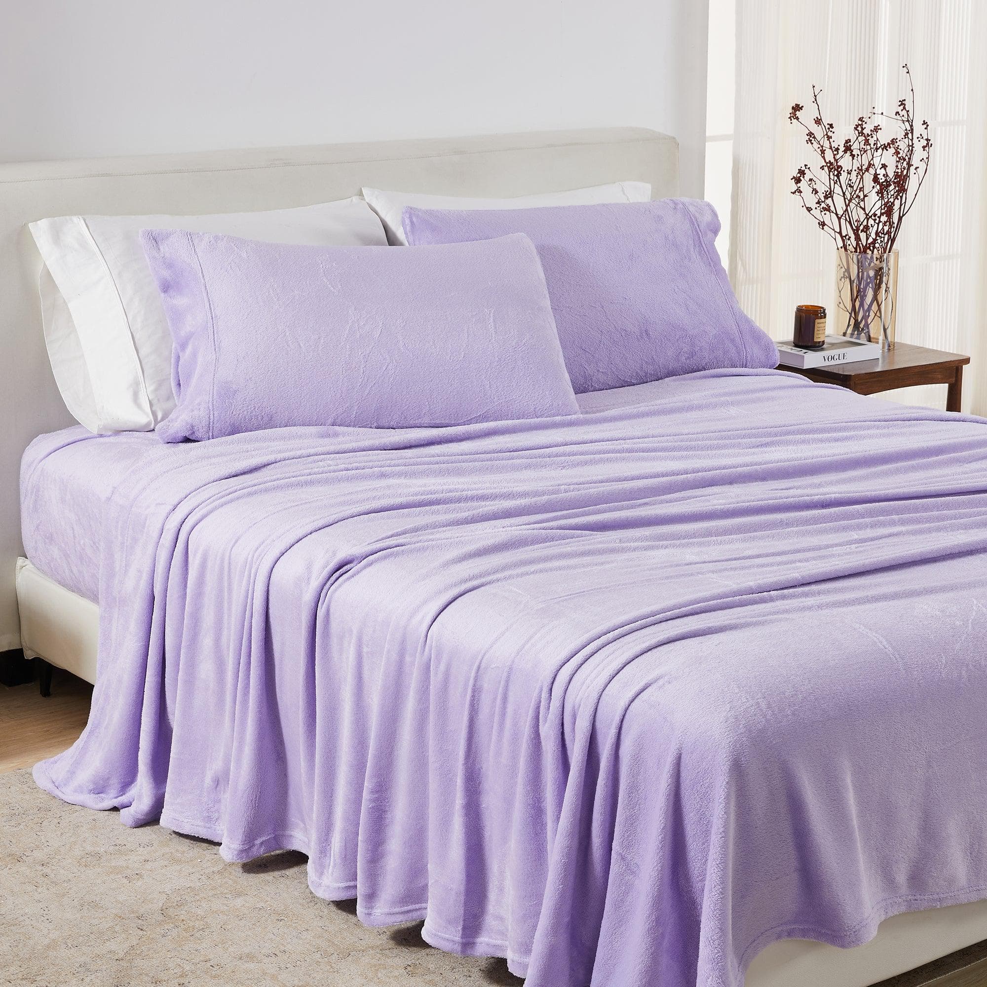Solid Plush Sheet - Velvet Luxe Collection - Image 114