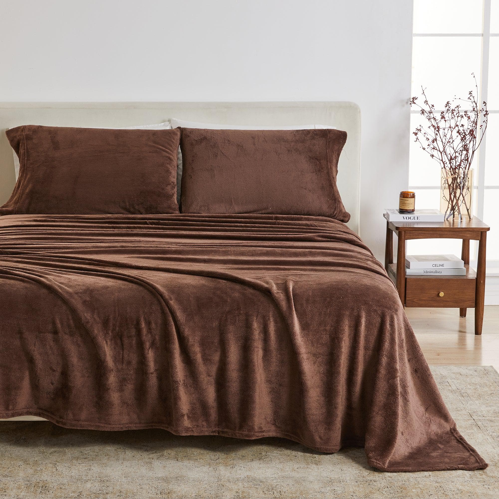 Solid Plush Sheet - Velvet Luxe Collection - Image 115