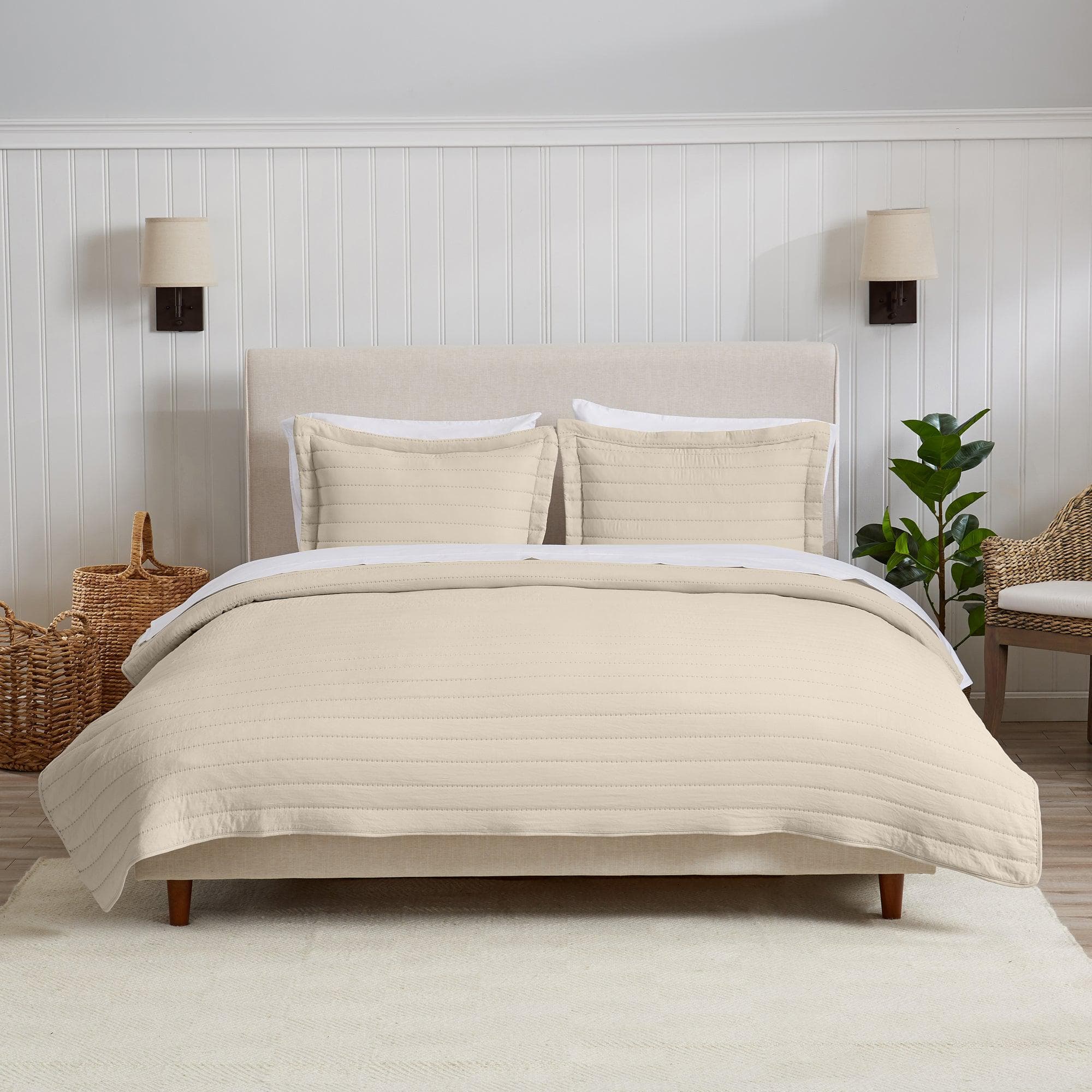 Solid Striped Quilt - Virginia Collection - Image 25