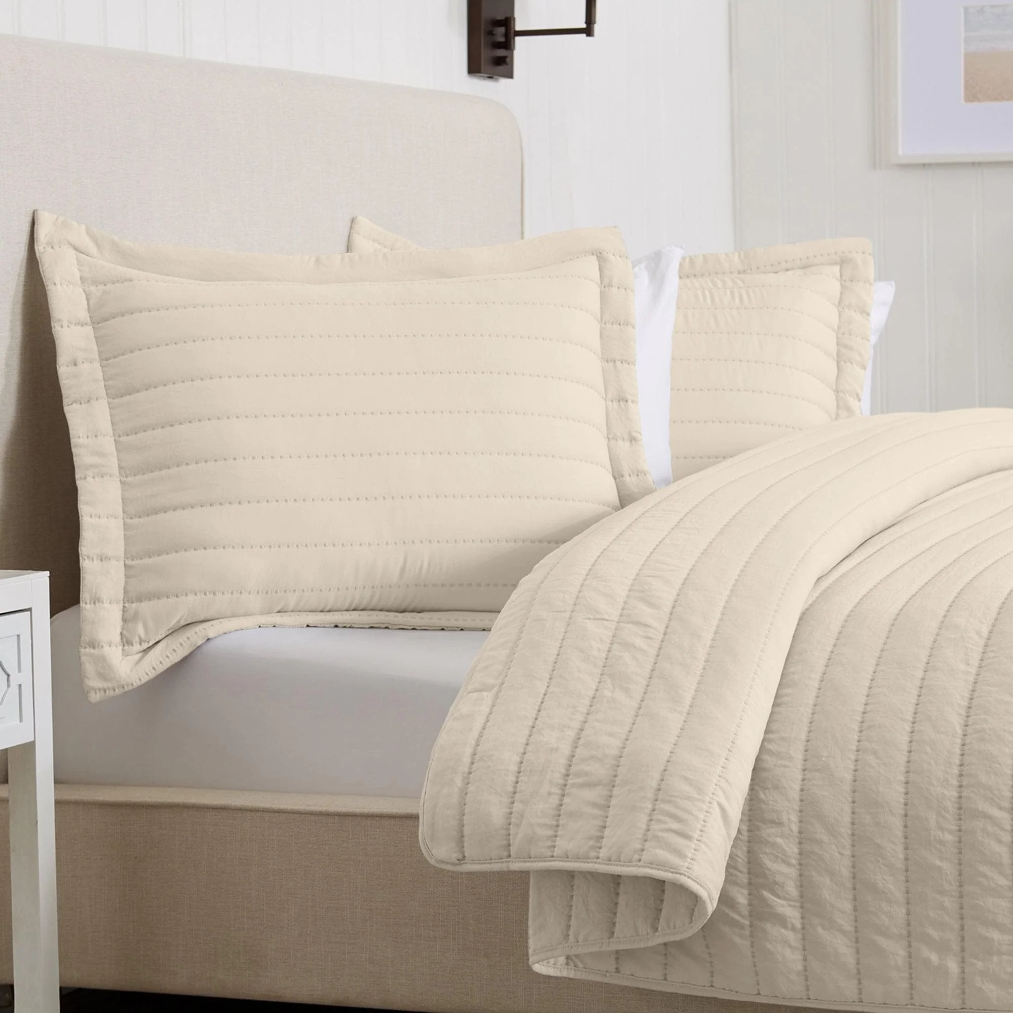 Solid Striped Quilt - Virginia Collection - Image 26