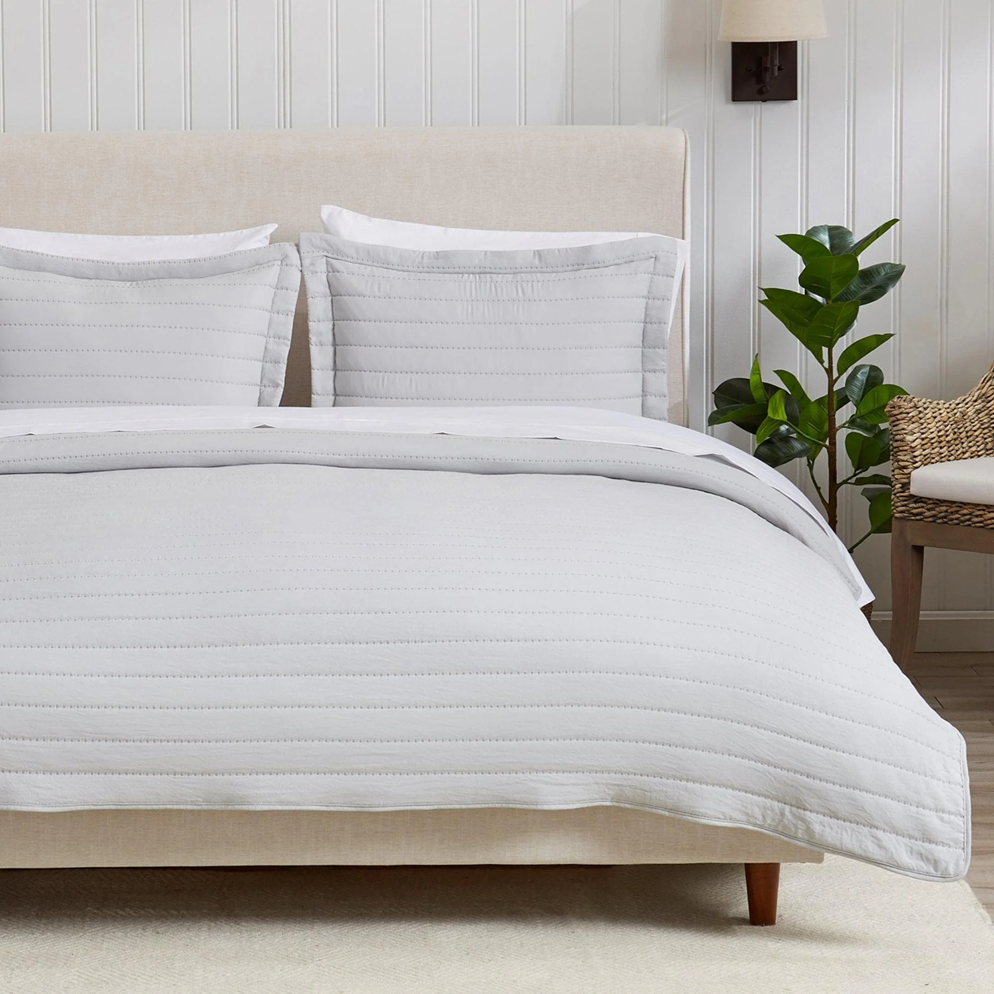 Solid Striped Quilt - Virginia Collection - Image 29