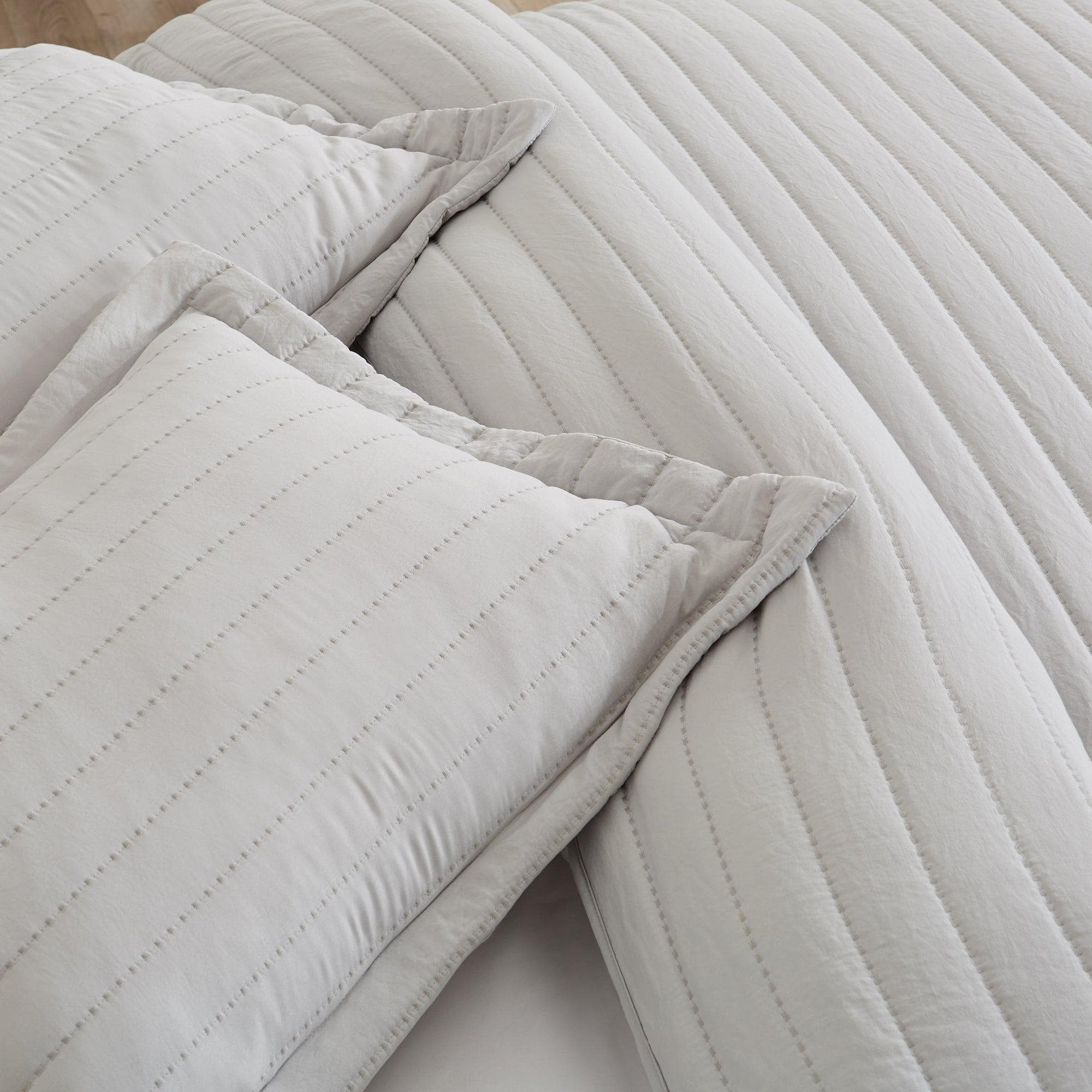 Solid Striped Quilt - Virginia Collection - Image 30