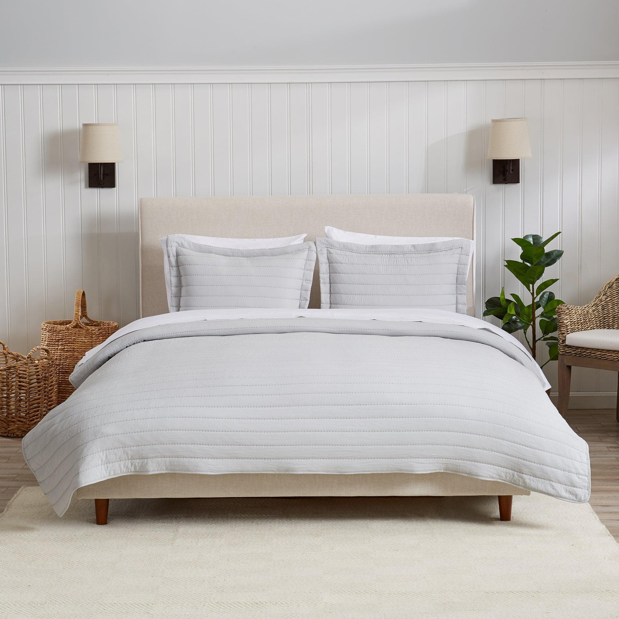 Solid Striped Quilt - Virginia Collection - Image 32