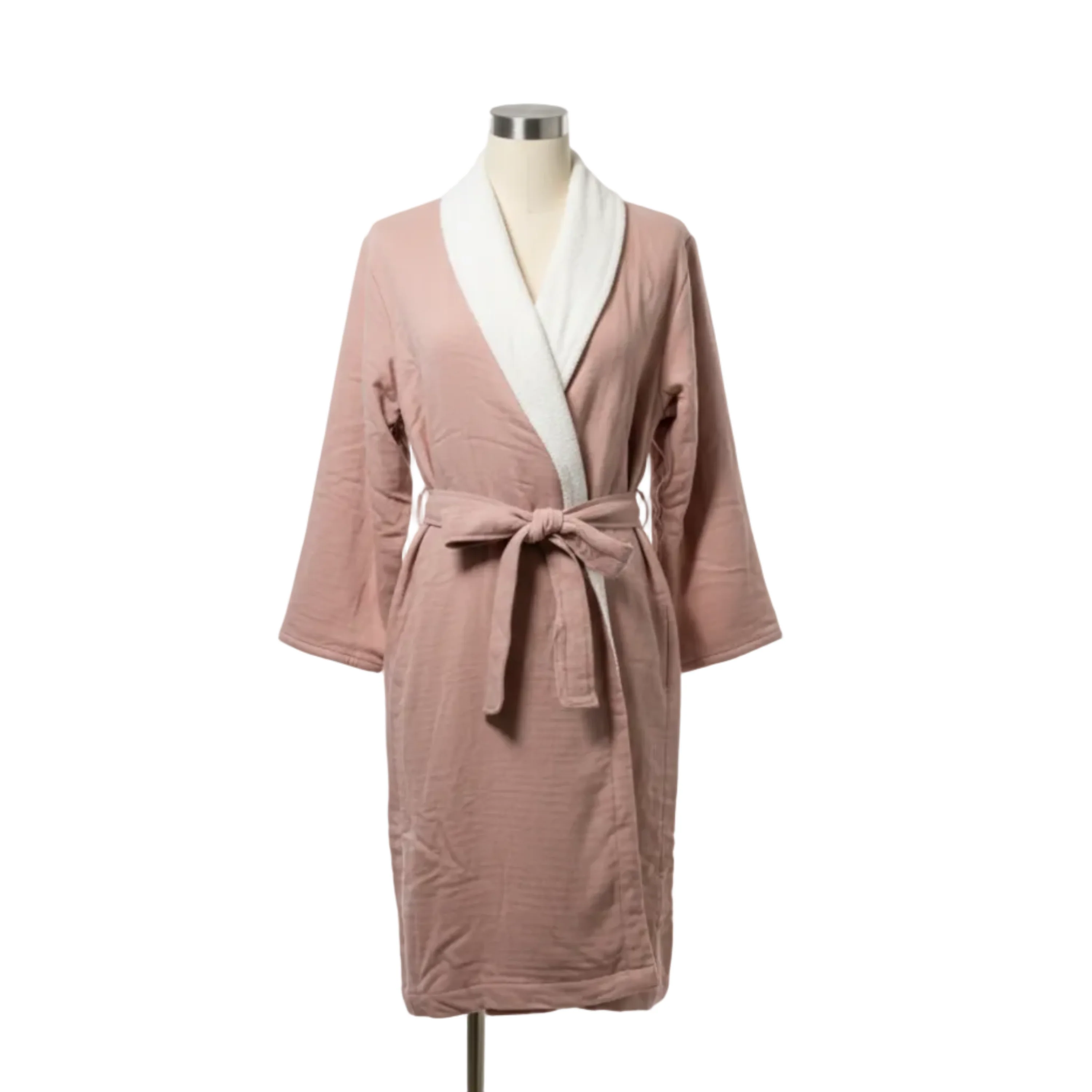 Soluna – Double-Side Muslin/Terry Shawl Robe - Image 13