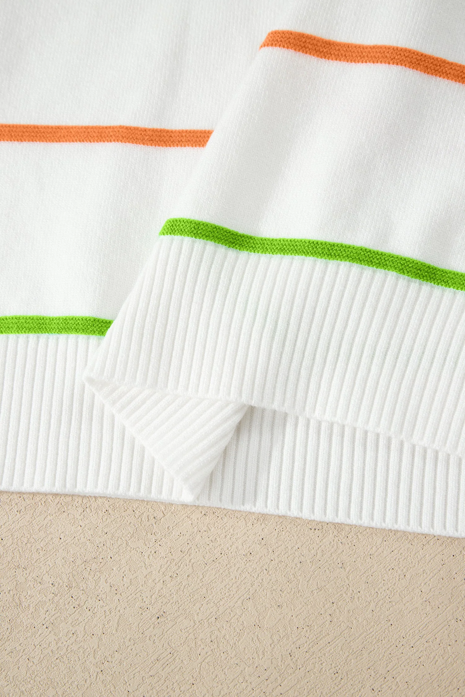 Threaded Pear Soraya Stripe Knitted Sweater - Image 6