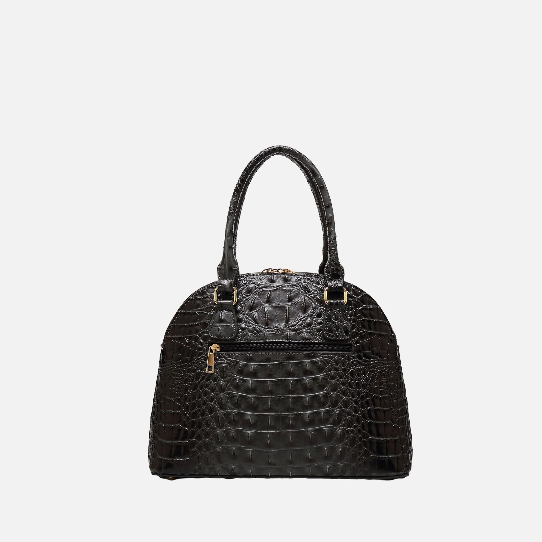 Staci Embossed Satchel Bag - Image 3