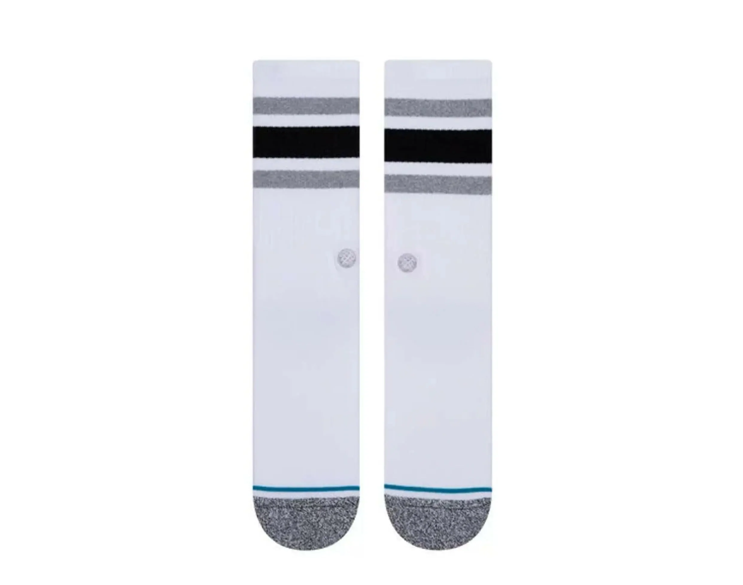 Stance Boyd ST Men Crew Socks White/Grey - Image 2