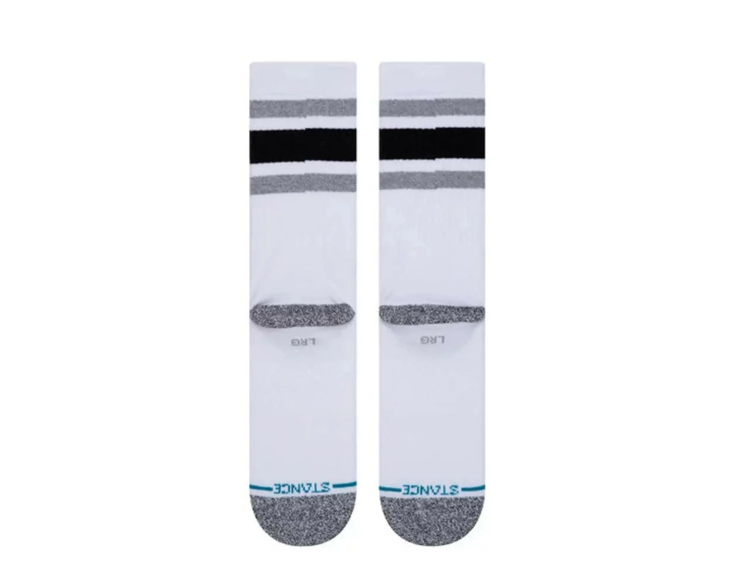 Stance Boyd ST Men Crew Socks White/Grey - Image 3