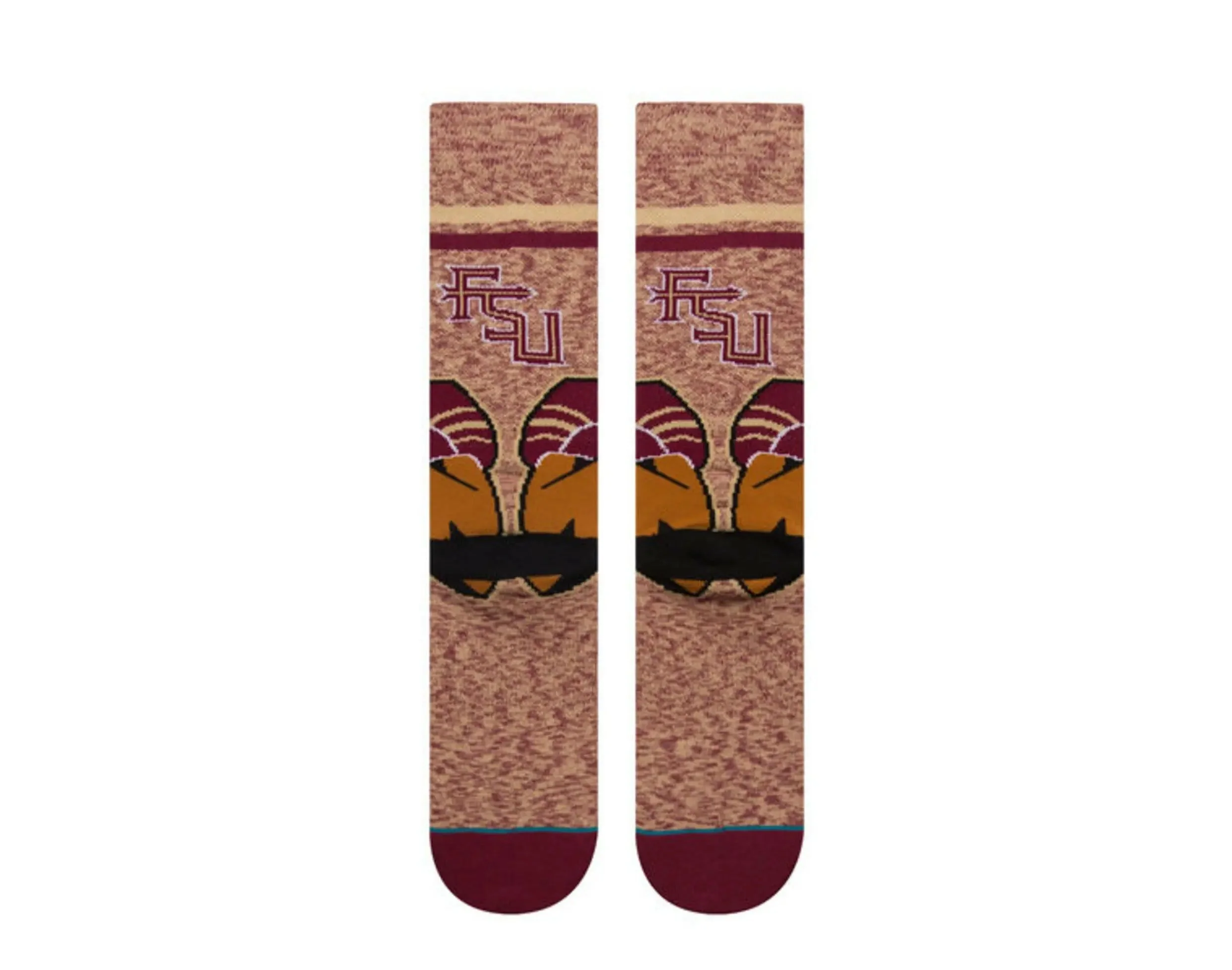 Stance NCAA Florida State University Classic Mascot Crew Socks Maroon - Image 3