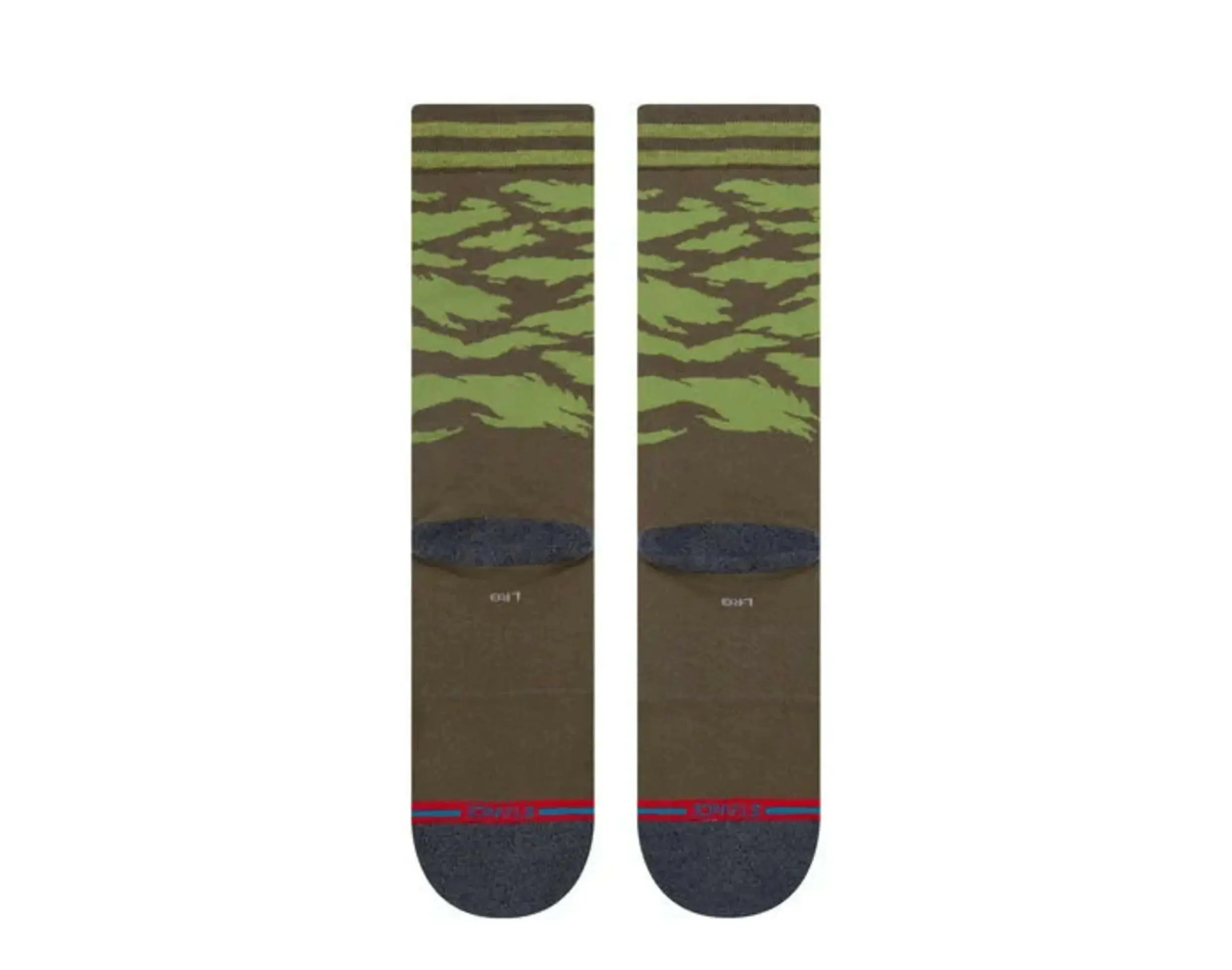 Stance Warbird Men Crew Socks Olive - Image 3