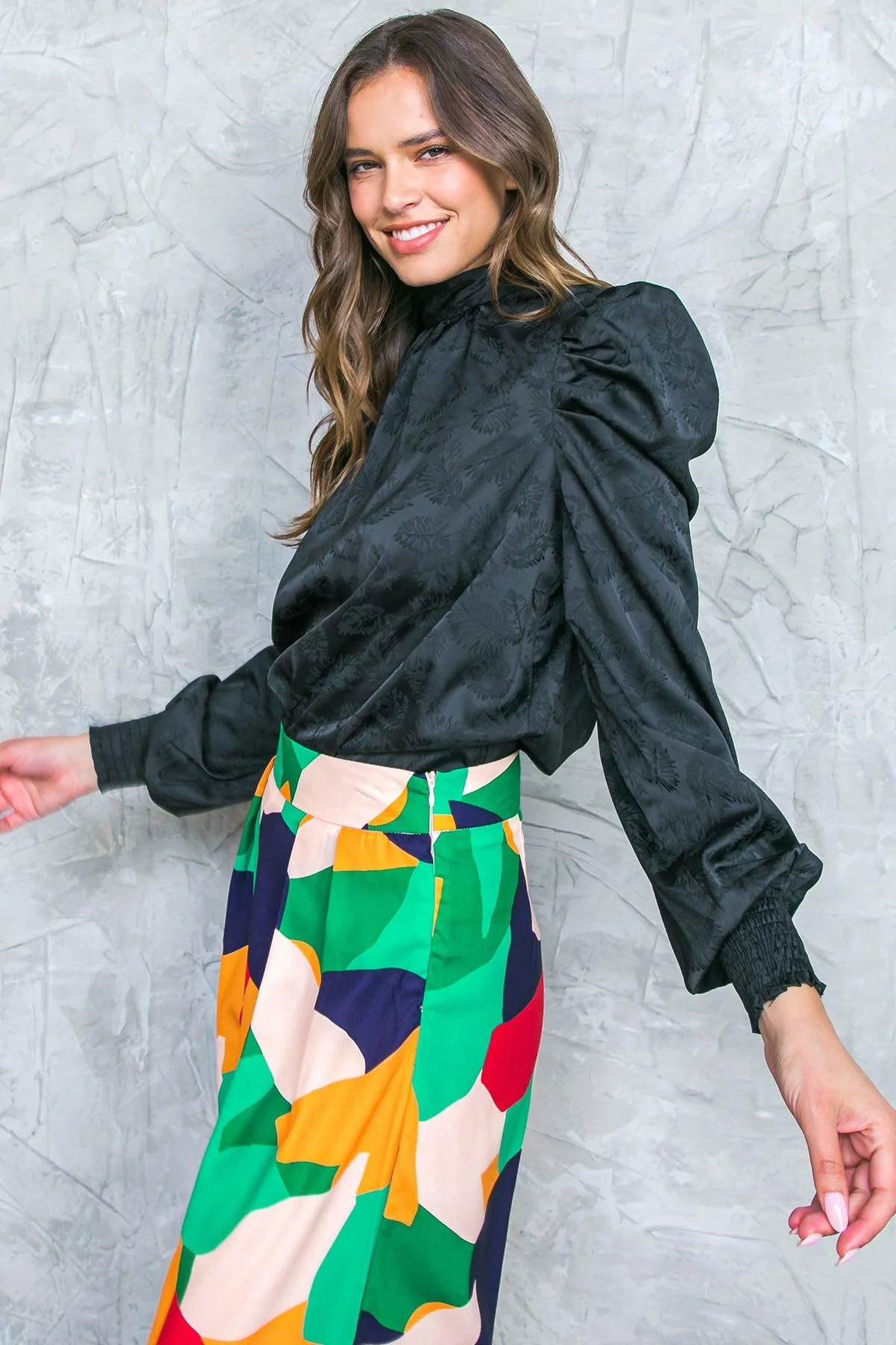 Stolen Glances Satin Top - Image 11