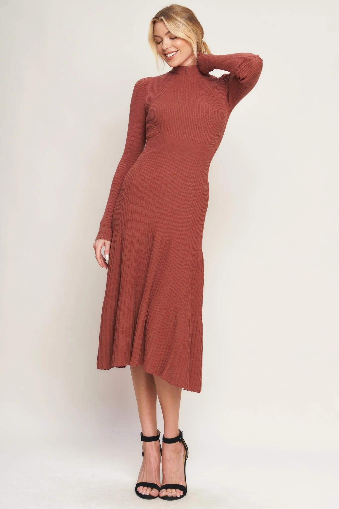 Stolen Kisses Sweater Midi Dress - Image 4