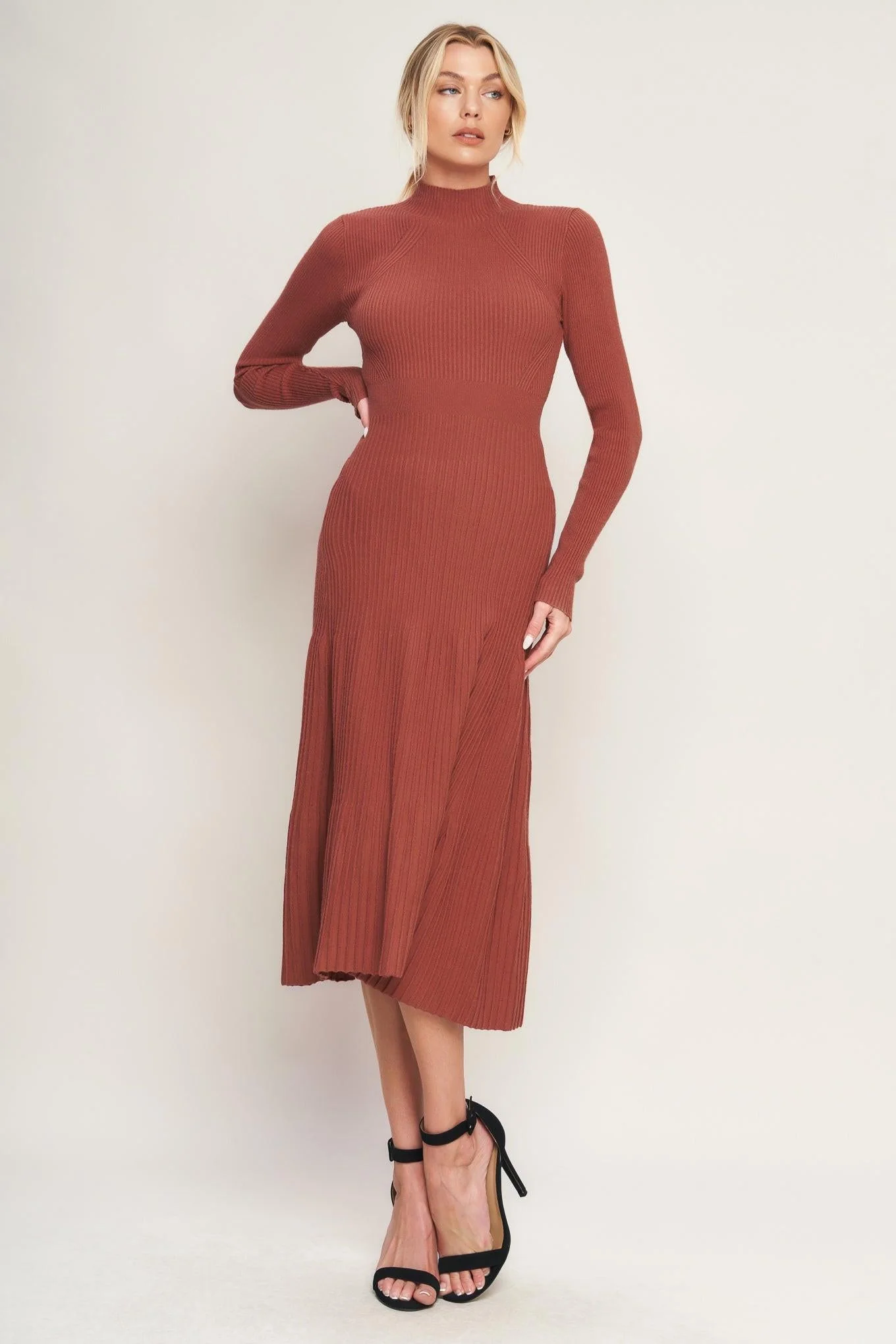 Stolen Kisses Sweater Midi Dress - Image 5