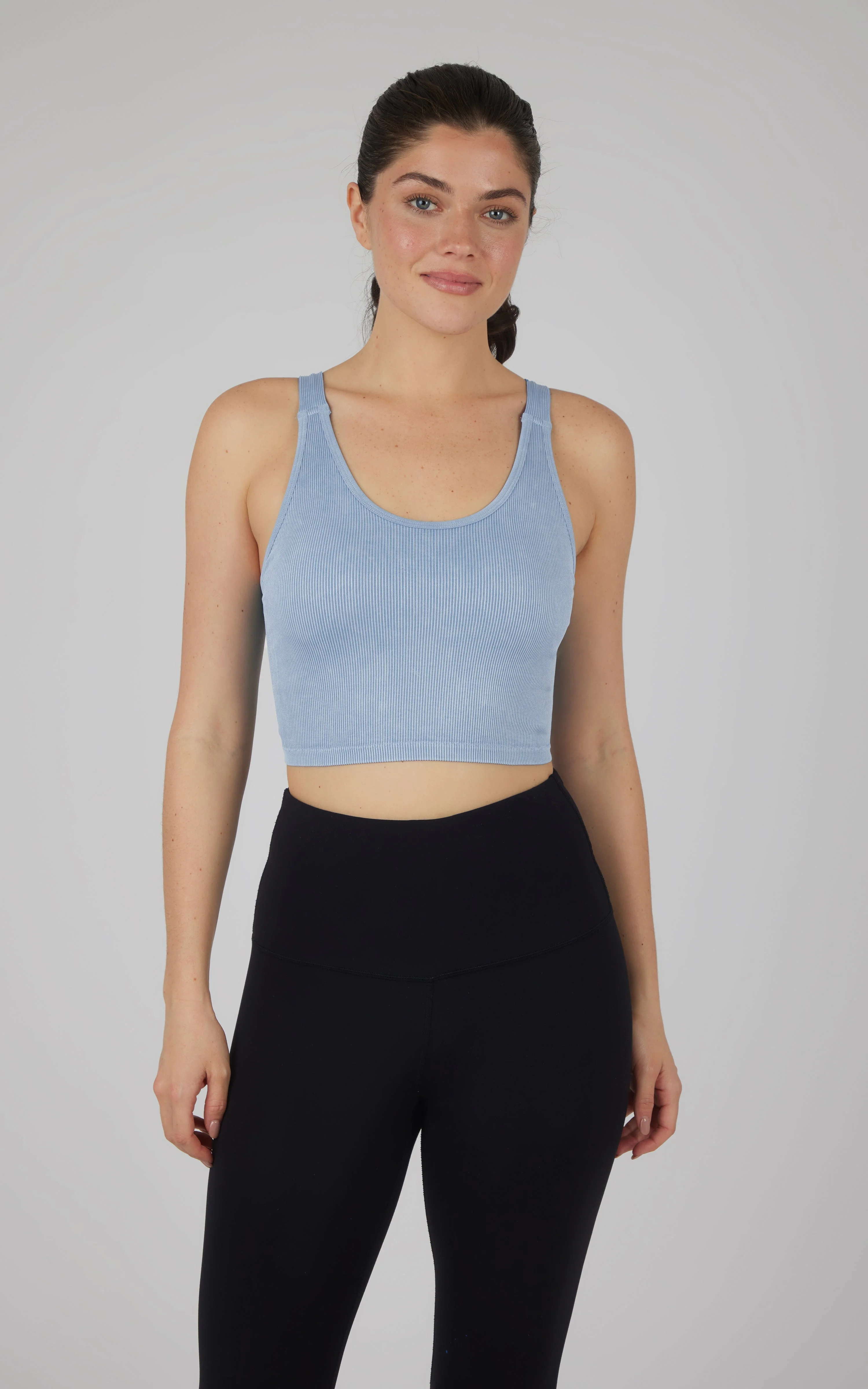 Stonewash 2 PK Scoop Neck Bralette Tank - Image 97