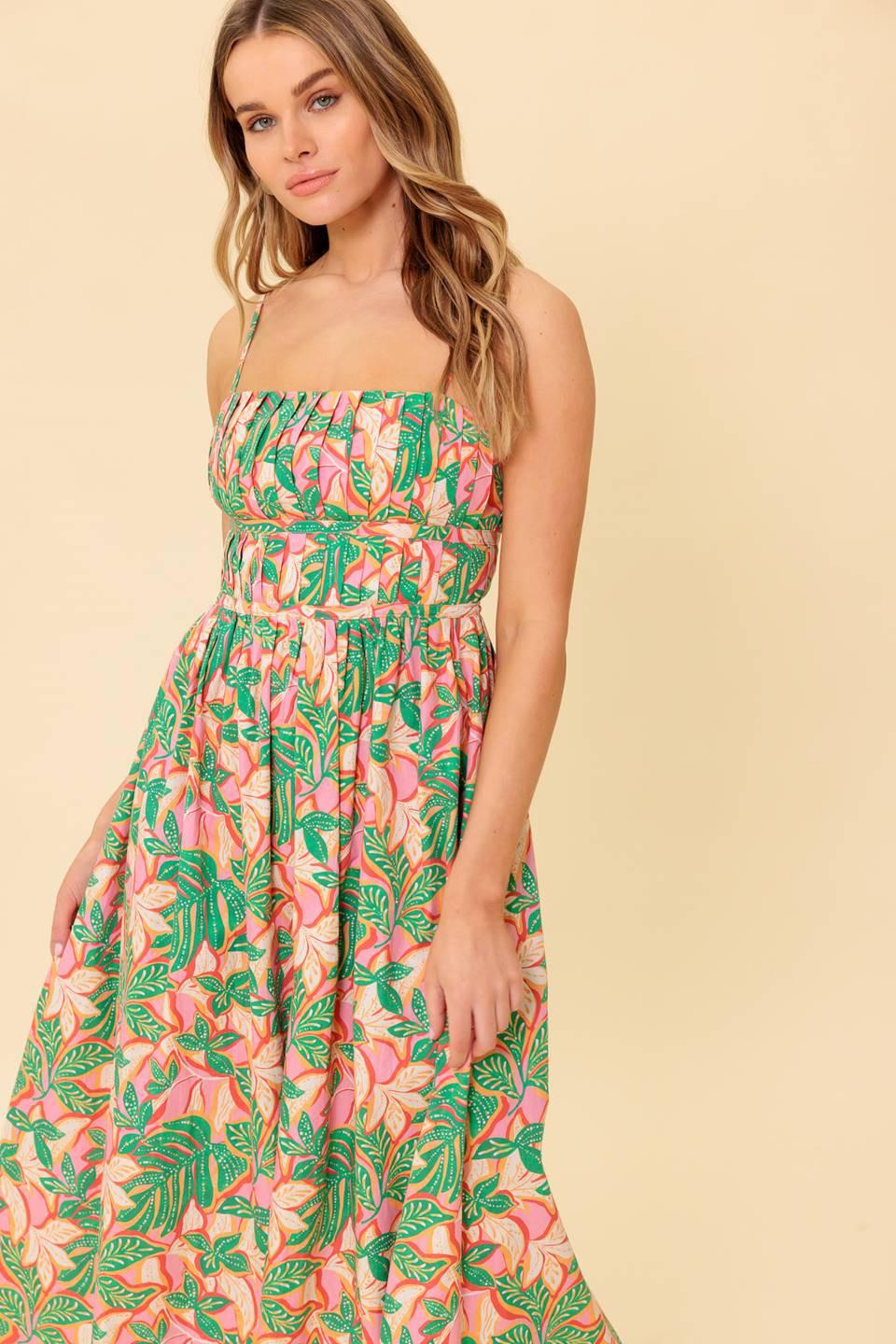 Storytelling Woven Midi Dress - Image 4