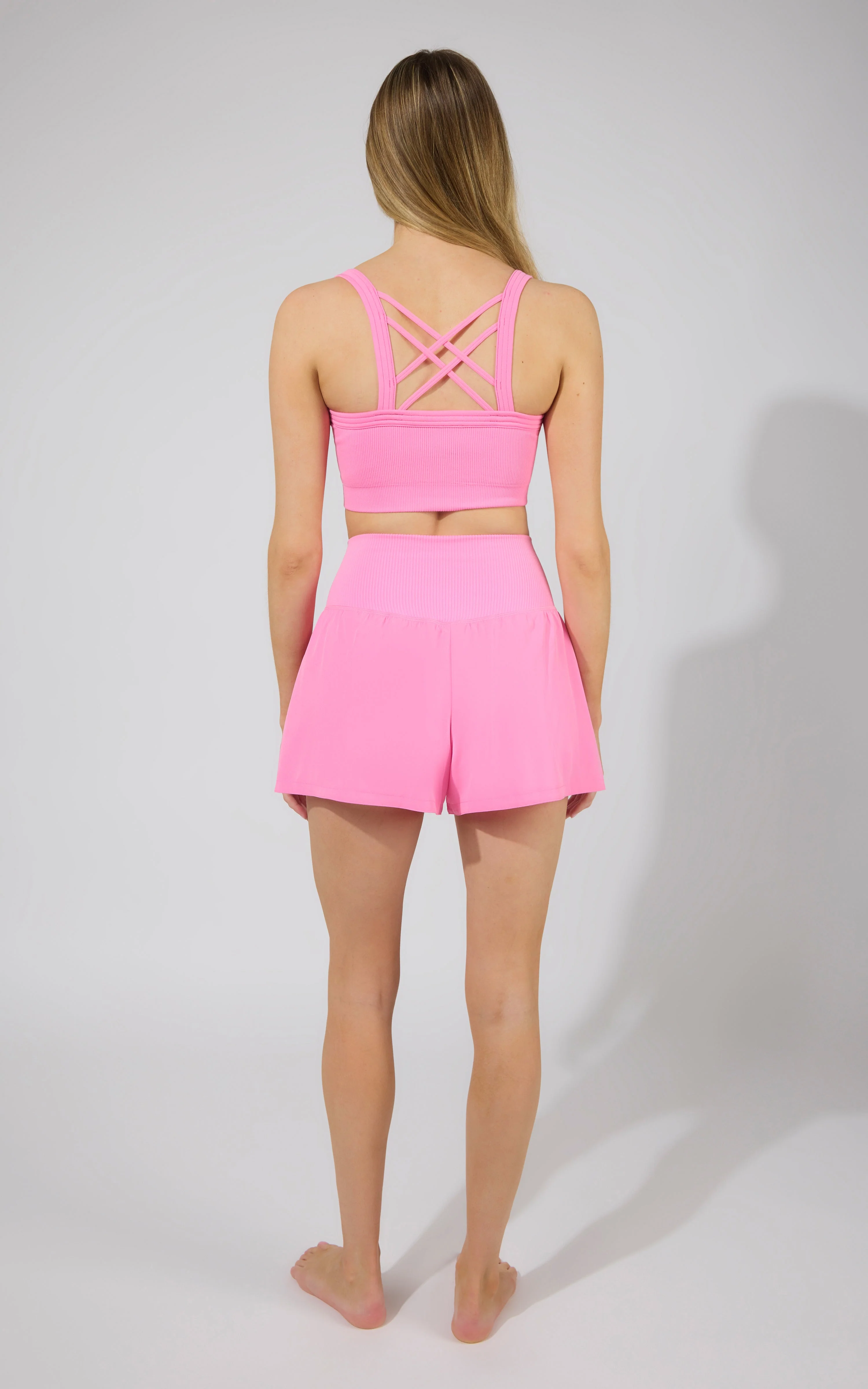 Strappy Back Bra Tank & Short Set - Image 4