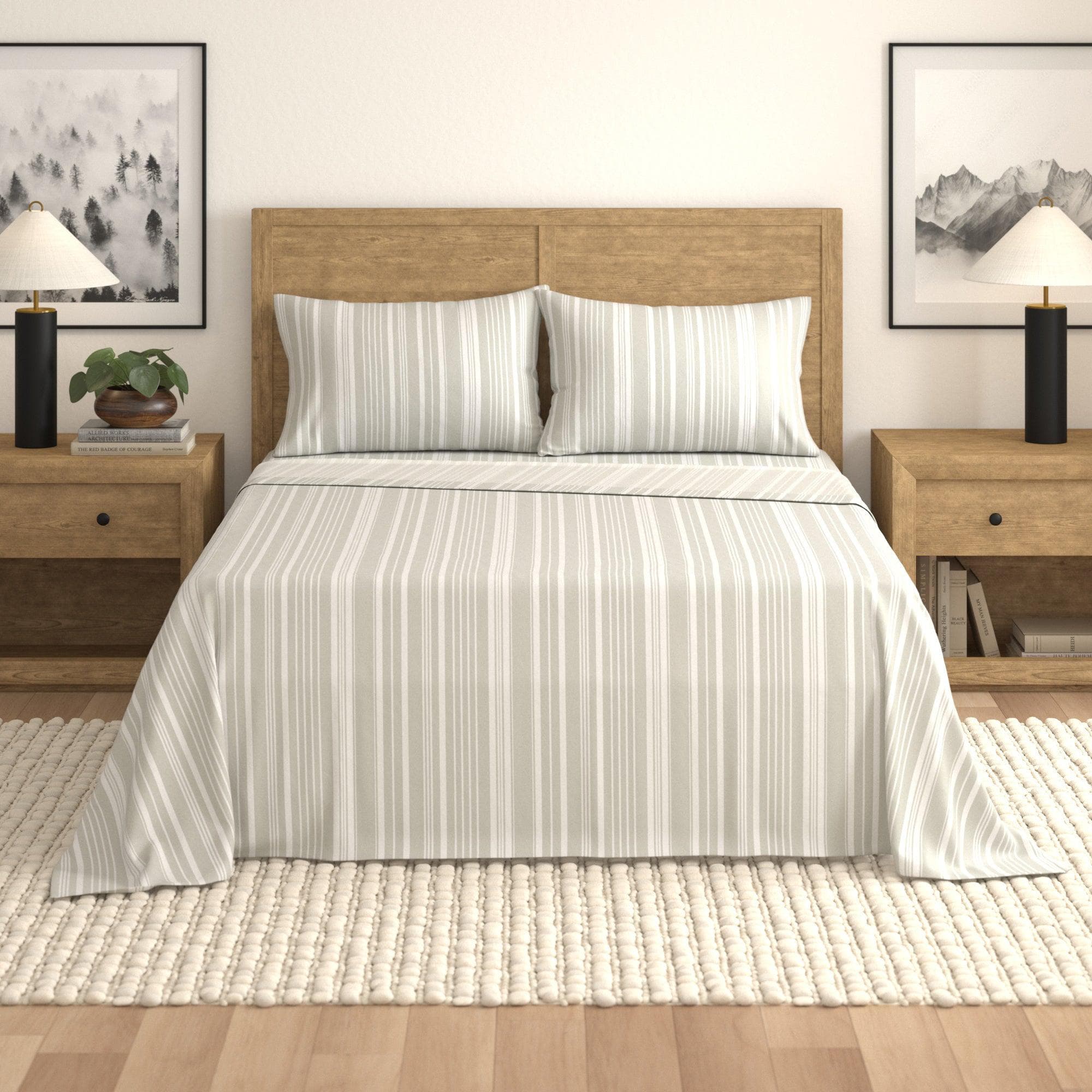 Striped Sheet Set - Elouise Collection - Image 68