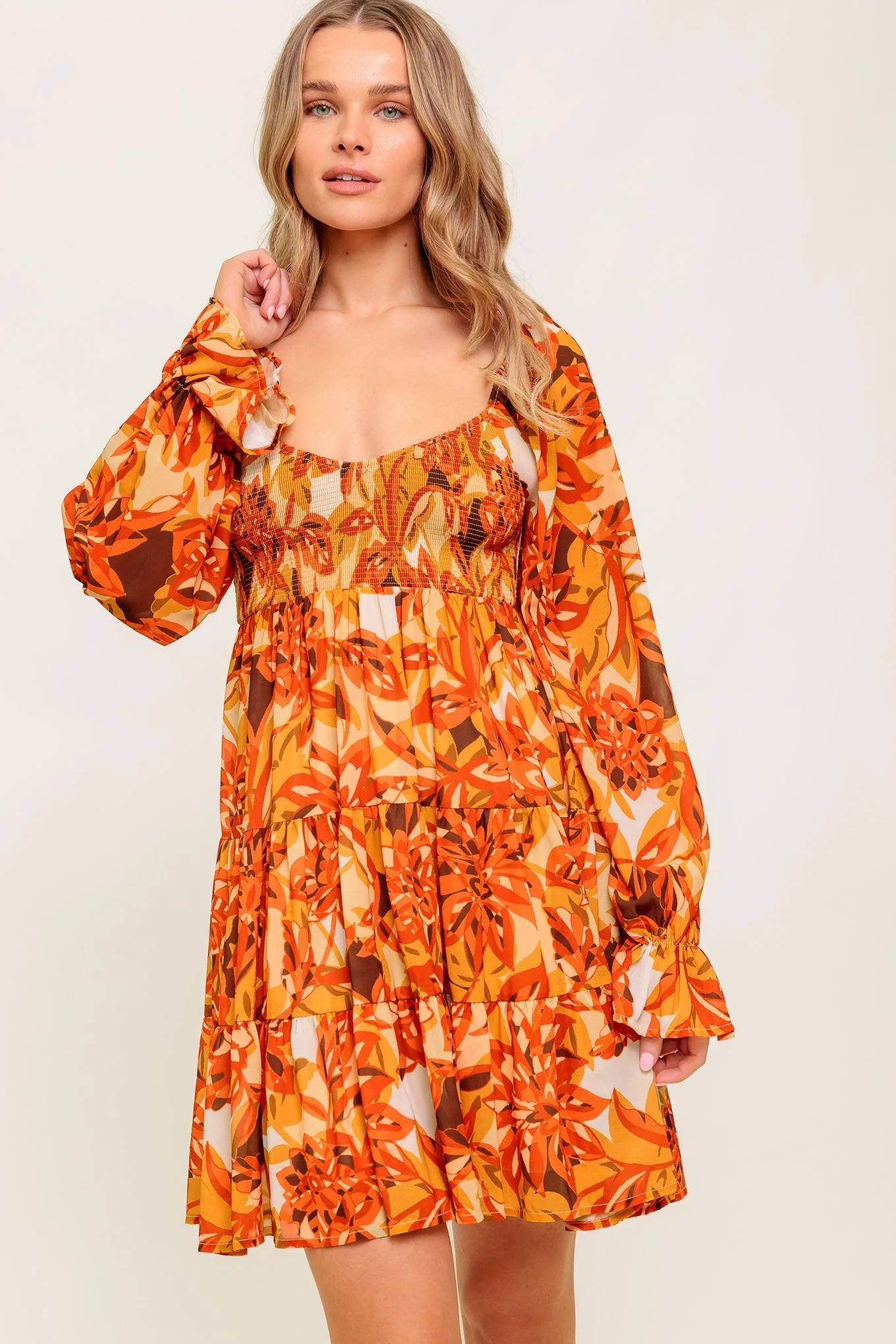 Stylish Certainty Woven Mini Dress - Image 3