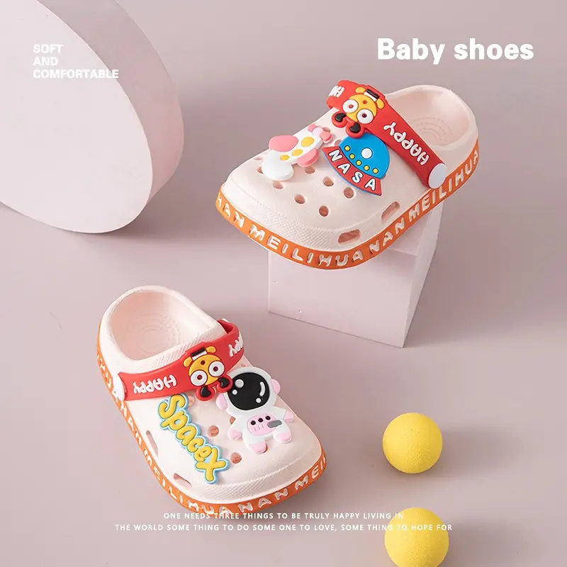 Summer Baby Sandals for Boys and Girls Cartoon Mules - Image 11