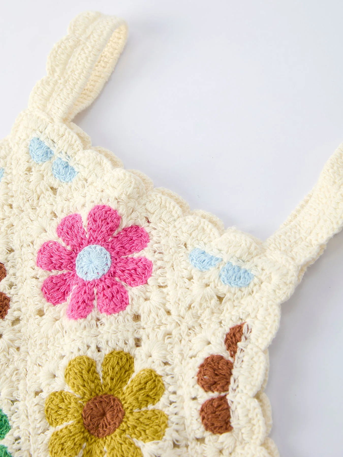 Summer Crochet Floral Girl Set - Image 10