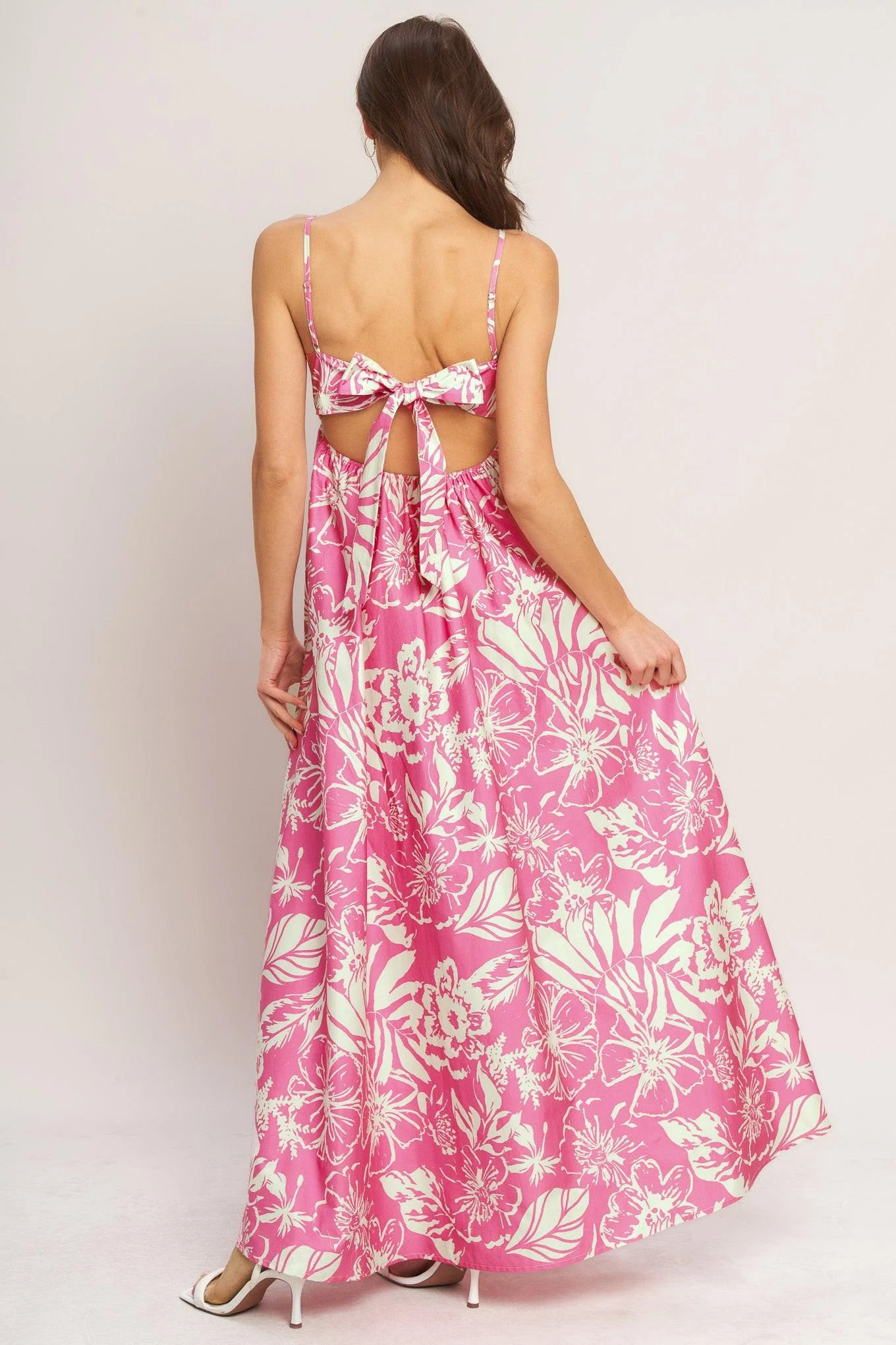 Summer Heat Floral Woven Maxi Dress - Image 7