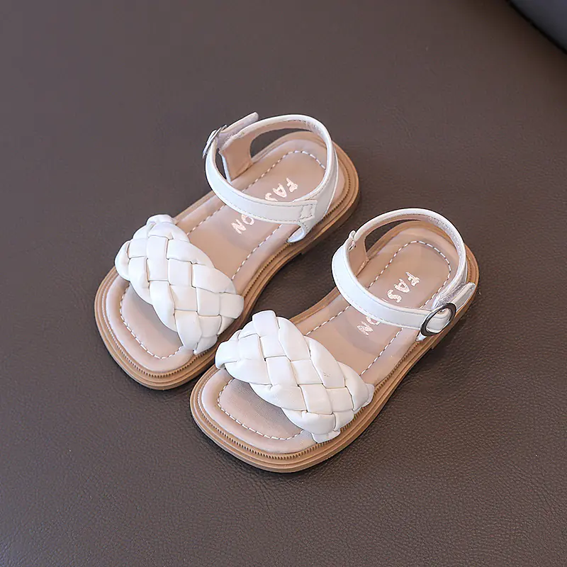 Summer New Girls' Fashion Woven Sandals - Image 23