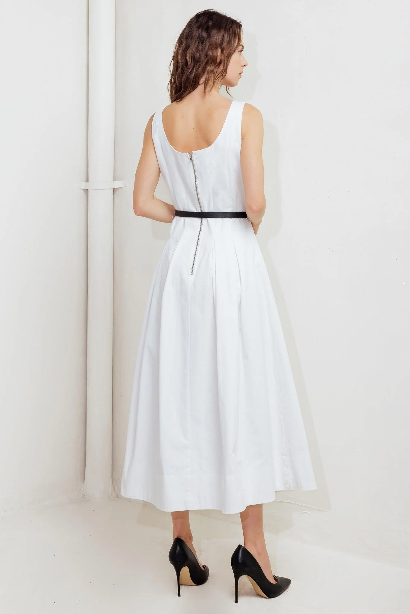 Sunday Reverie Woven Midi Dress - Image 3