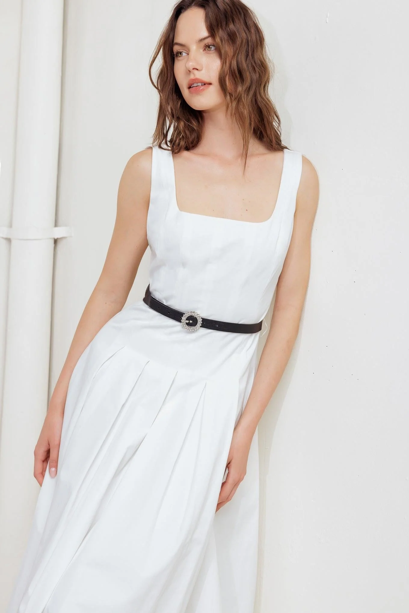 Sunday Reverie Woven Midi Dress - Image 4