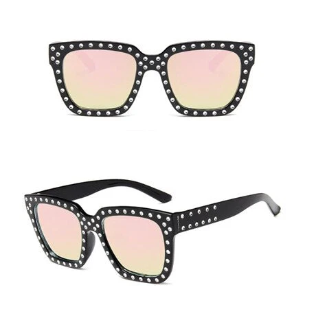 Sunglasses Women Crystal Decoration Sunglasses - Image 5