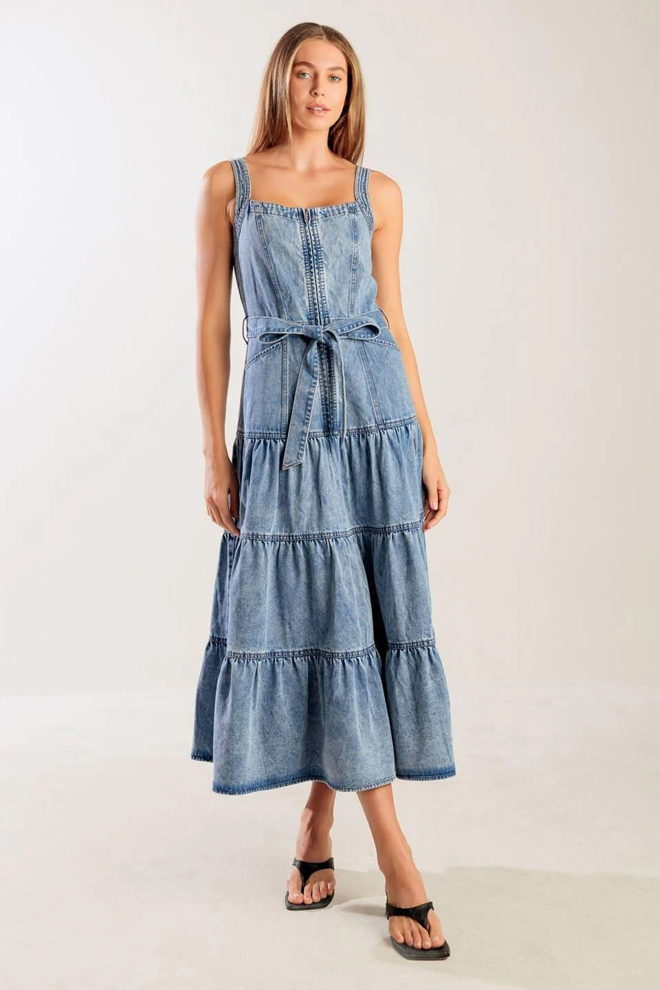 Sunshine State of Mind Indigo Denim Dress
