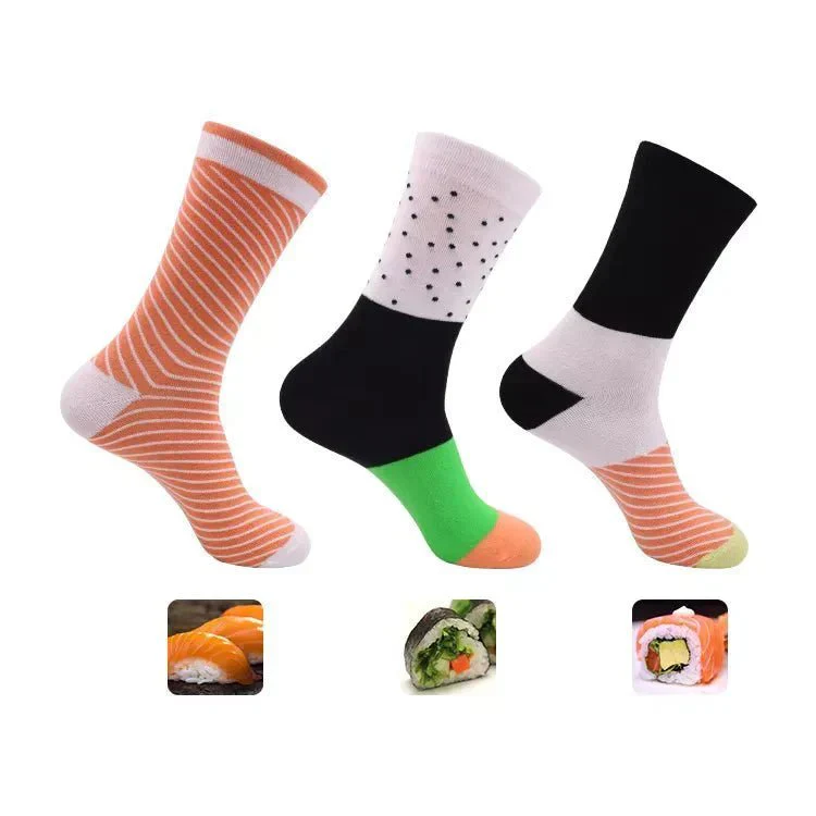 Sushi Socks Gift Box – 3 Pairs of Fun Novelty Socks for All - Image 3